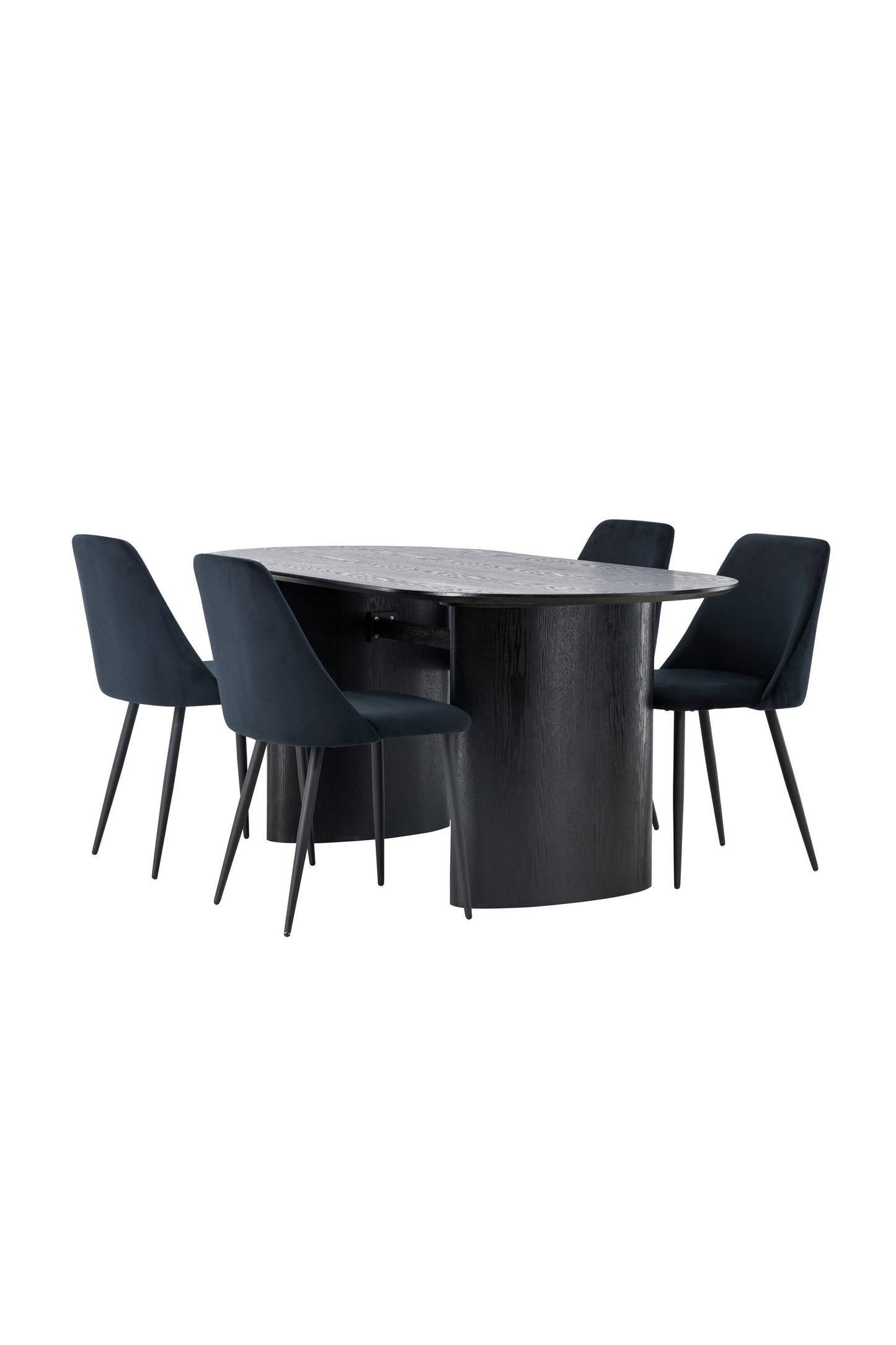 Isolde Matbord med Night Stolarna – Bord: 75x180x90 Stol: 56x87x49