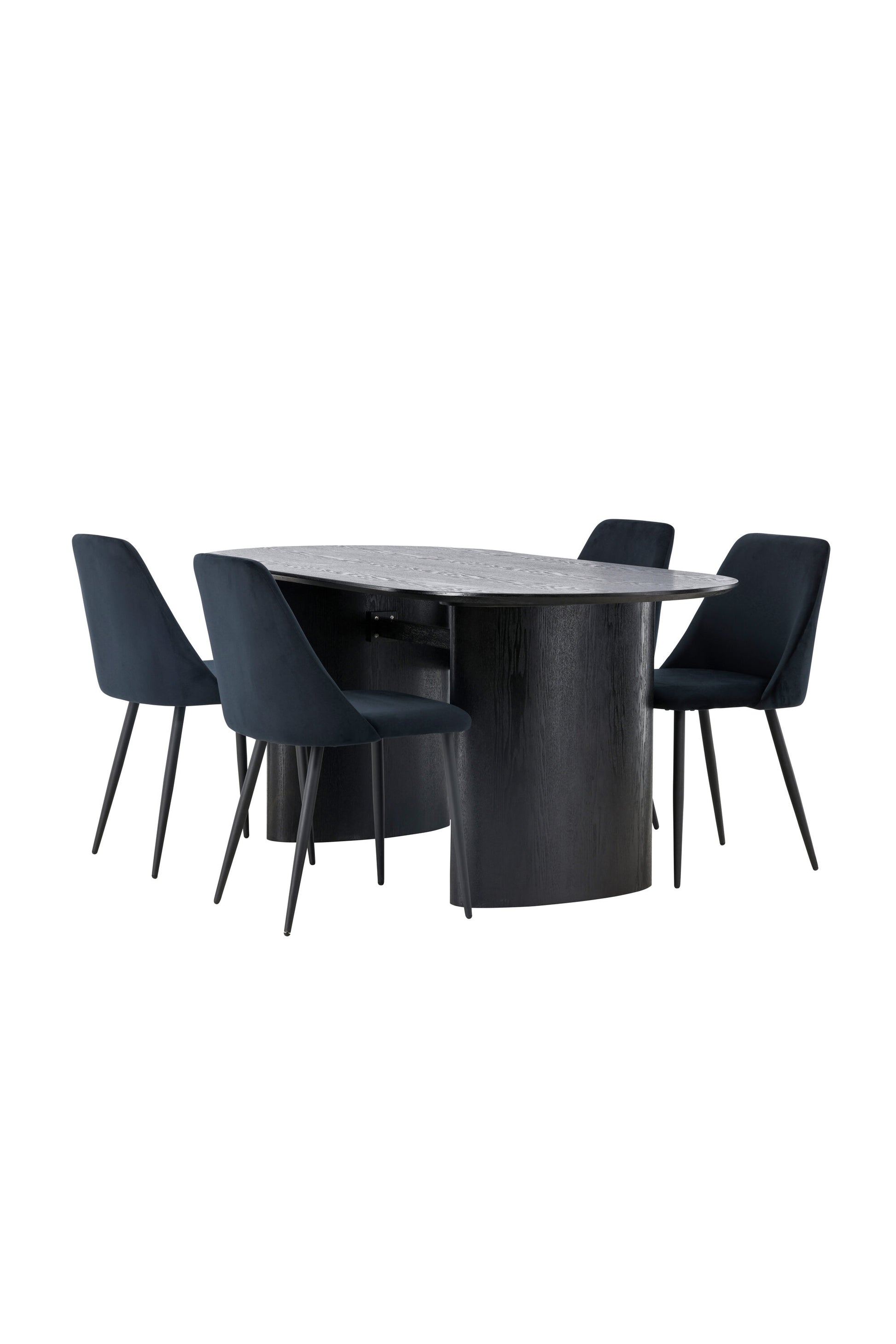 Isolde Matbord med Night Stolarna – Bord: 75x180x90 Stol: 56x87x49