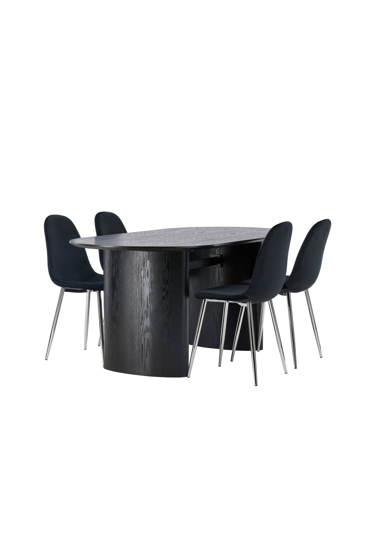 Isolde Matbord med Polar Stolarna – Bord: 75x180x90 Stol: 52x90x45