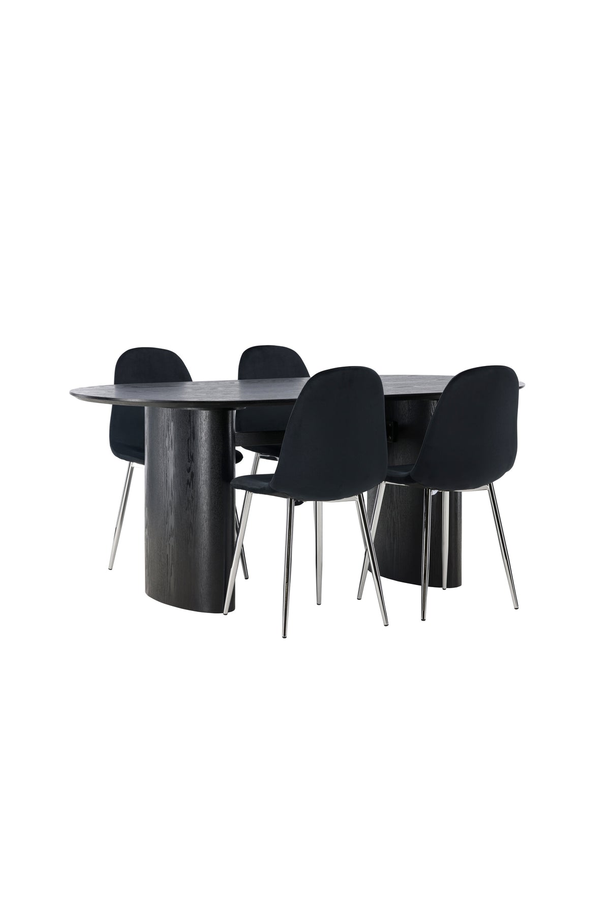 Isolde Matbord med Polar Stolarna – Bord: 75x180x90 Stol: 52x90x45