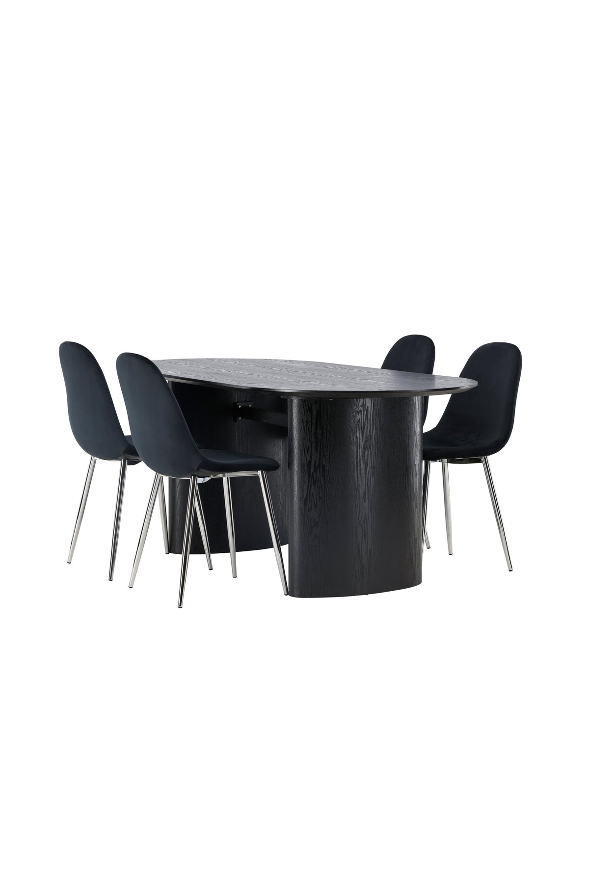 Isolde Matbord med Polar Stolarna – Bord: 75x180x90 Stol: 52x90x45