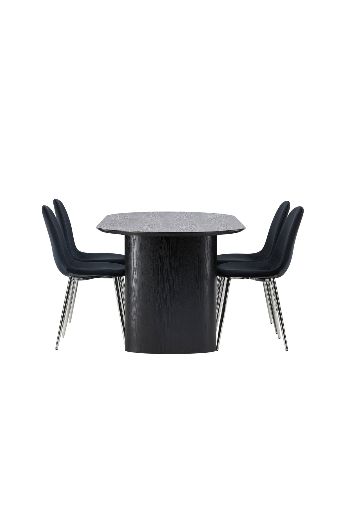 Isolde Matbord med Polar Stolarna – Bord: 75x180x90 Stol: 52x90x45