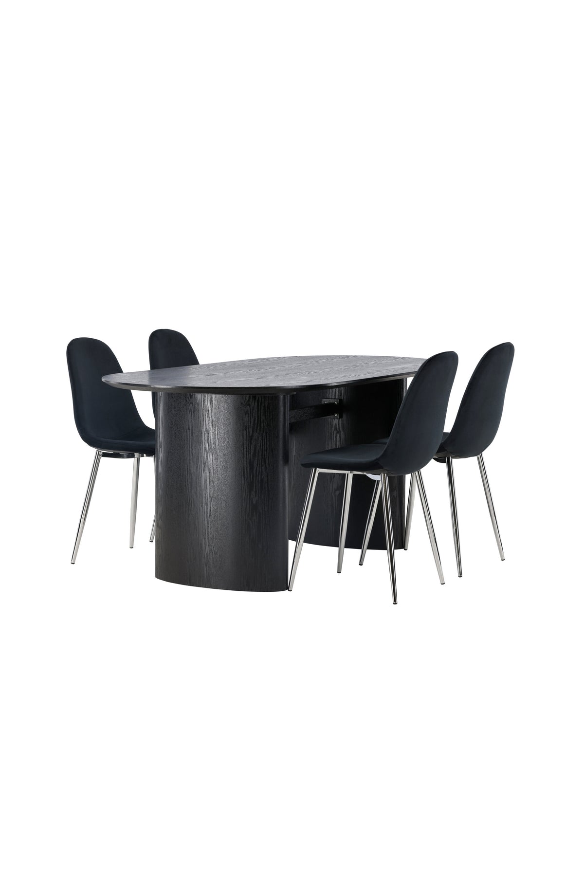 Isolde Matbord med Polar Stolarna – Bord: 75x180x90 Stol: 52x90x45