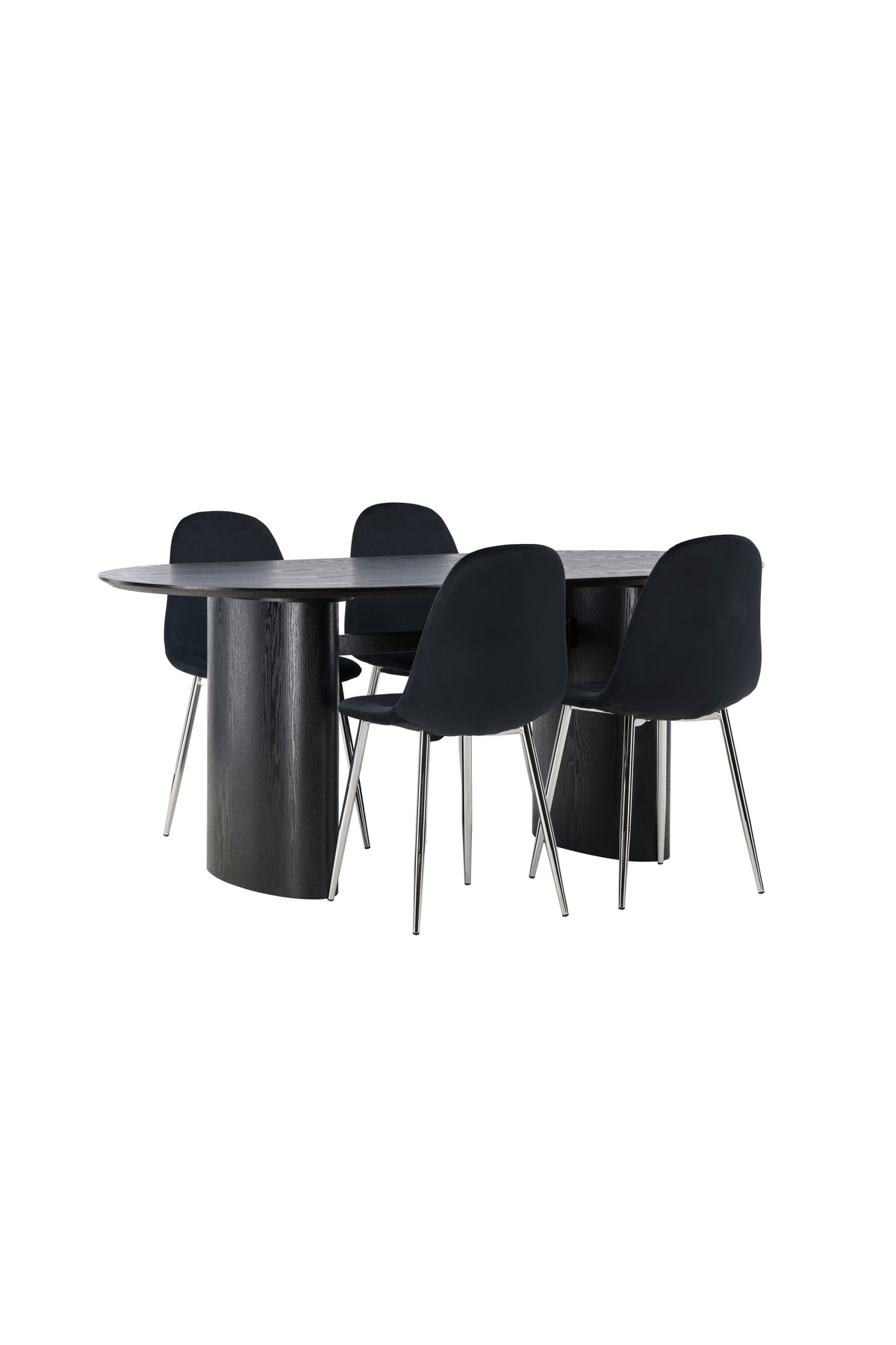 Isolde Matbord med Polar Stolarna – Bord: 75x180x90 Stol: 52x90x45