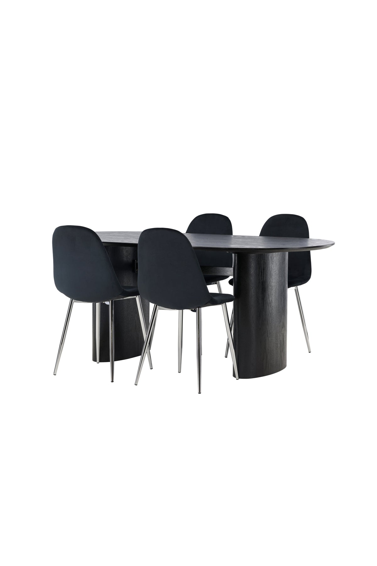 Isolde Matbord med Polar Stolarna – Bord: 75x180x90 Stol: 52x90x45