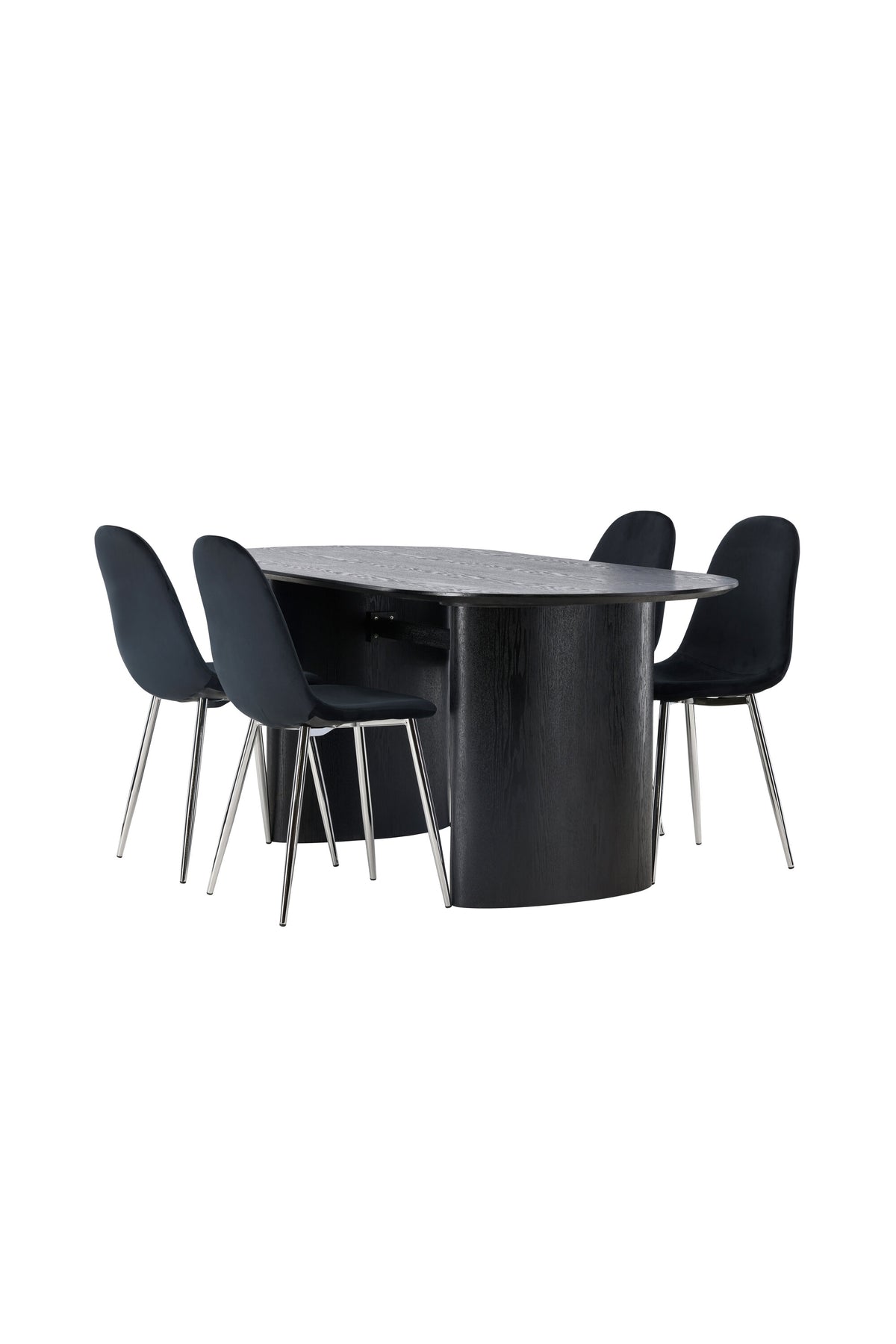 Isolde Matbord med Polar Stolarna – Bord: 75x180x90 Stol: 52x90x45
