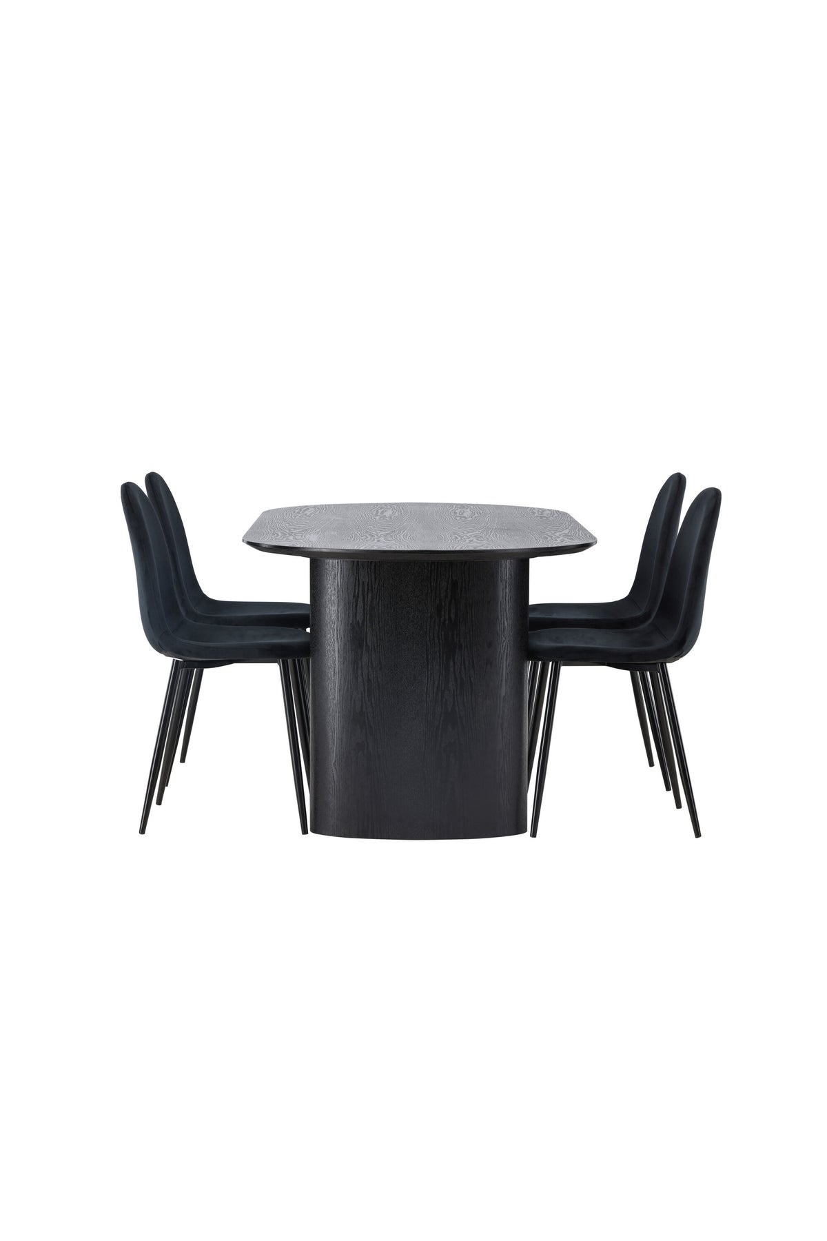 Isolde Matbord med Polar Stolarna – Bord: 75x180x90 Stol: 53,3x88x44
