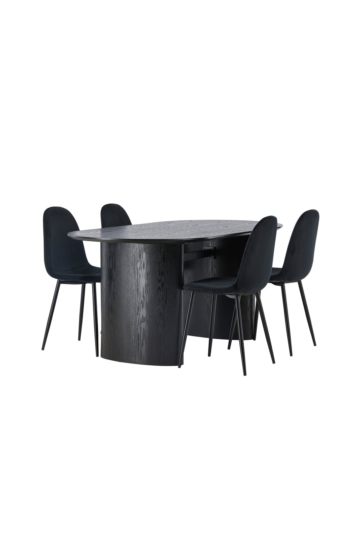 Isolde Matbord med Polar Stolarna – Bord: 75x180x90 Stol: 53,3x88x44