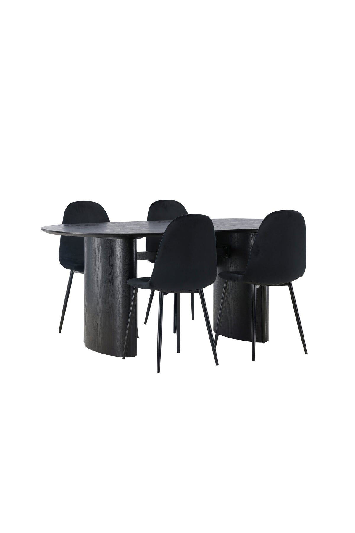 Isolde Matbord med Polar Stolarna – Bord: 75x180x90 Stol: 53,3x88x44