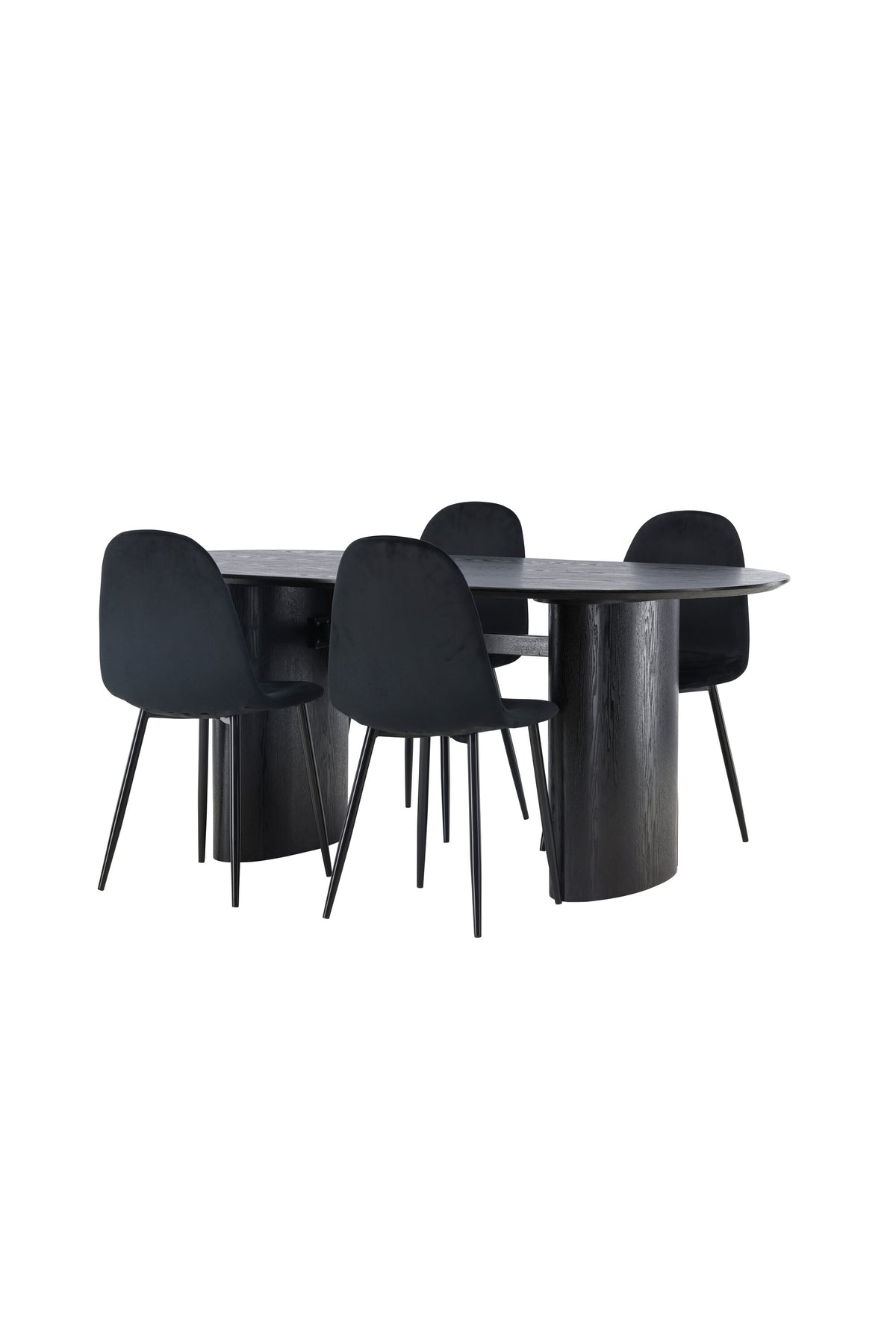 Isolde Matbord med Polar Stolarna – Bord: 75x180x90 Stol: 53,3x88x44
