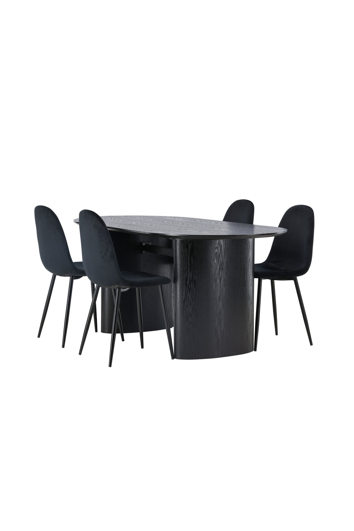 Isolde Matbord med Polar Stolarna – Bord: 75x180x90 Stol: 53,3x88x44