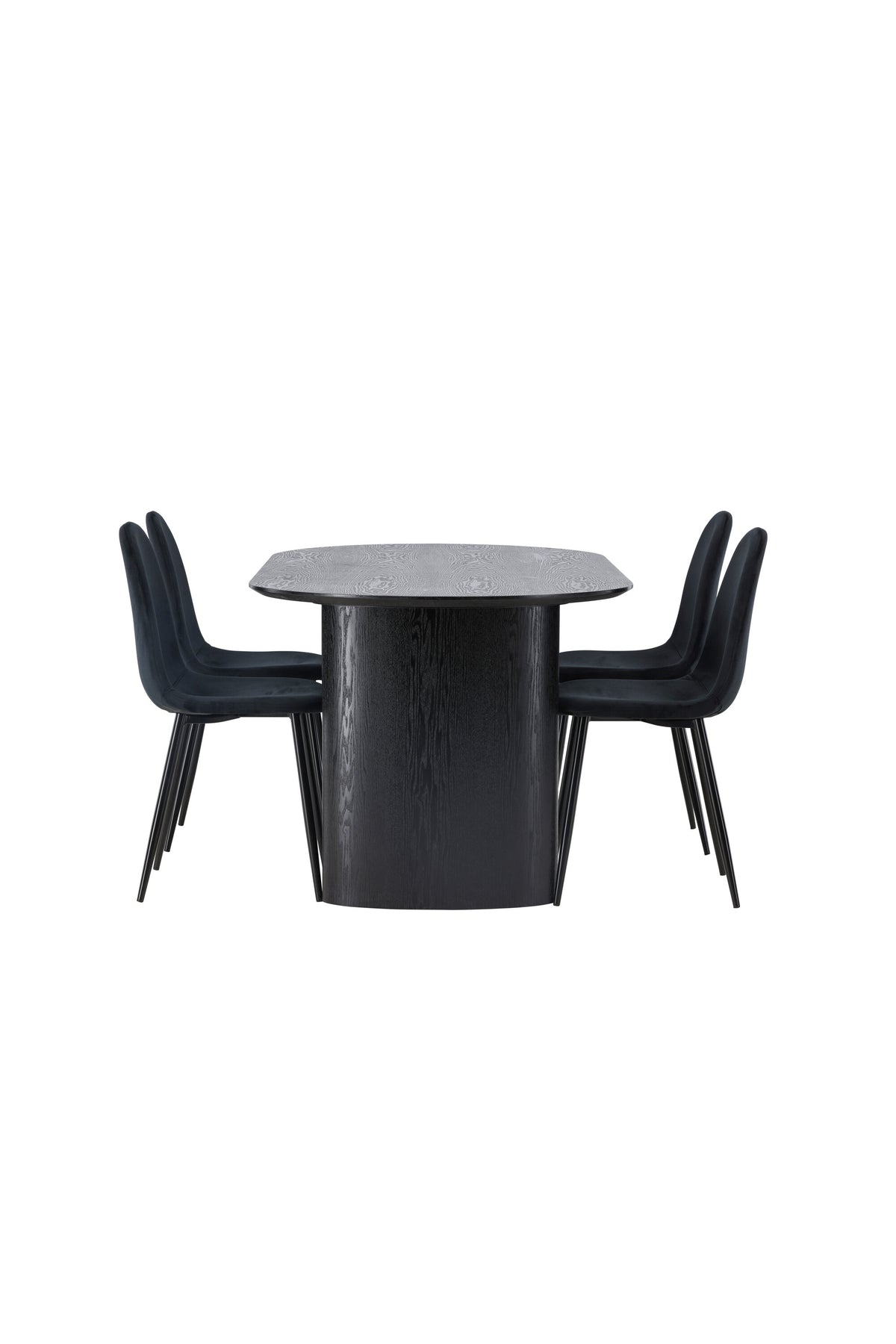 Isolde Matbord med Polar Stolarna – Bord: 75x180x90 Stol: 53,3x88x44