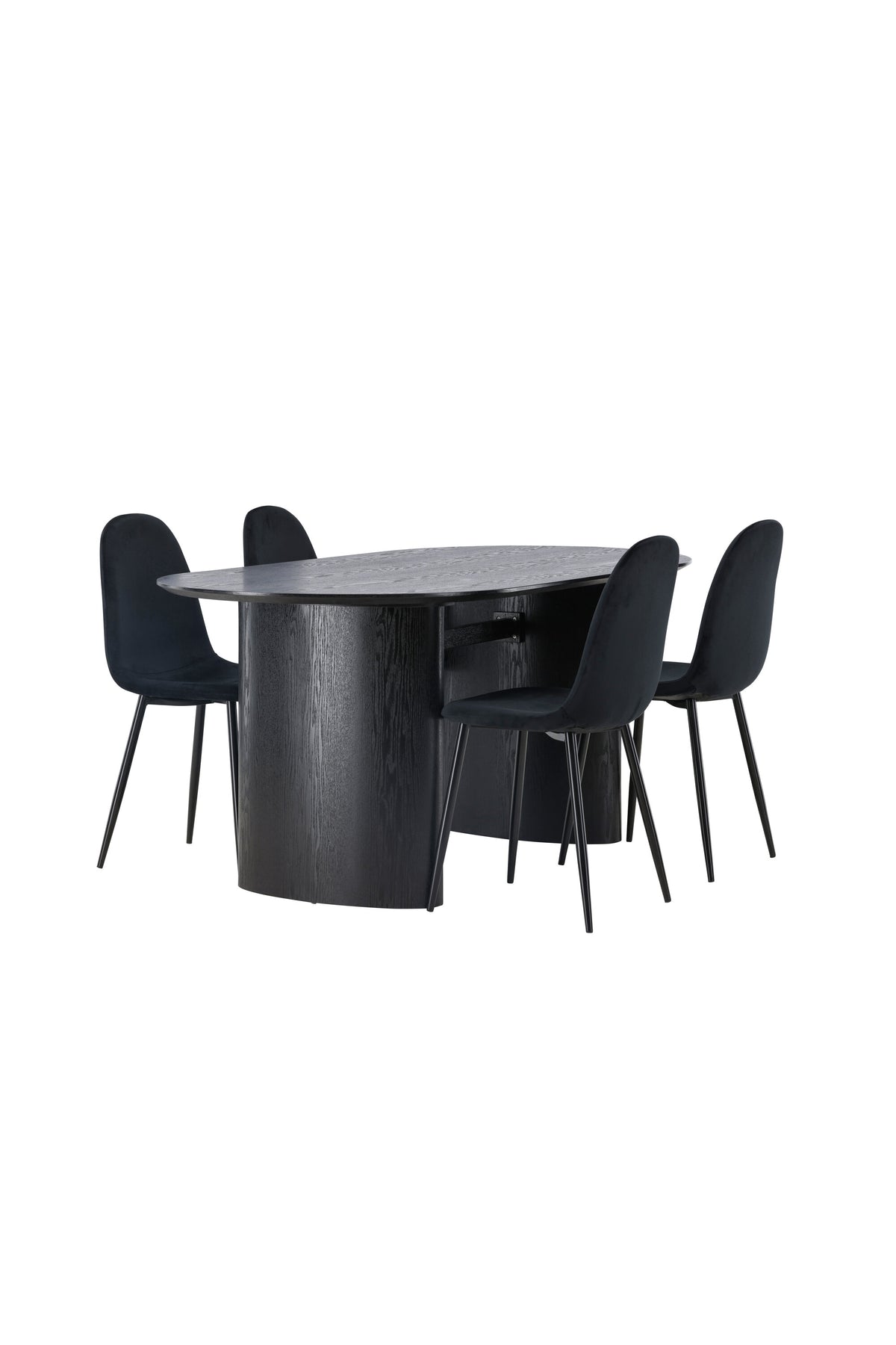 Isolde Matbord med Polar Stolarna – Bord: 75x180x90 Stol: 53,3x88x44