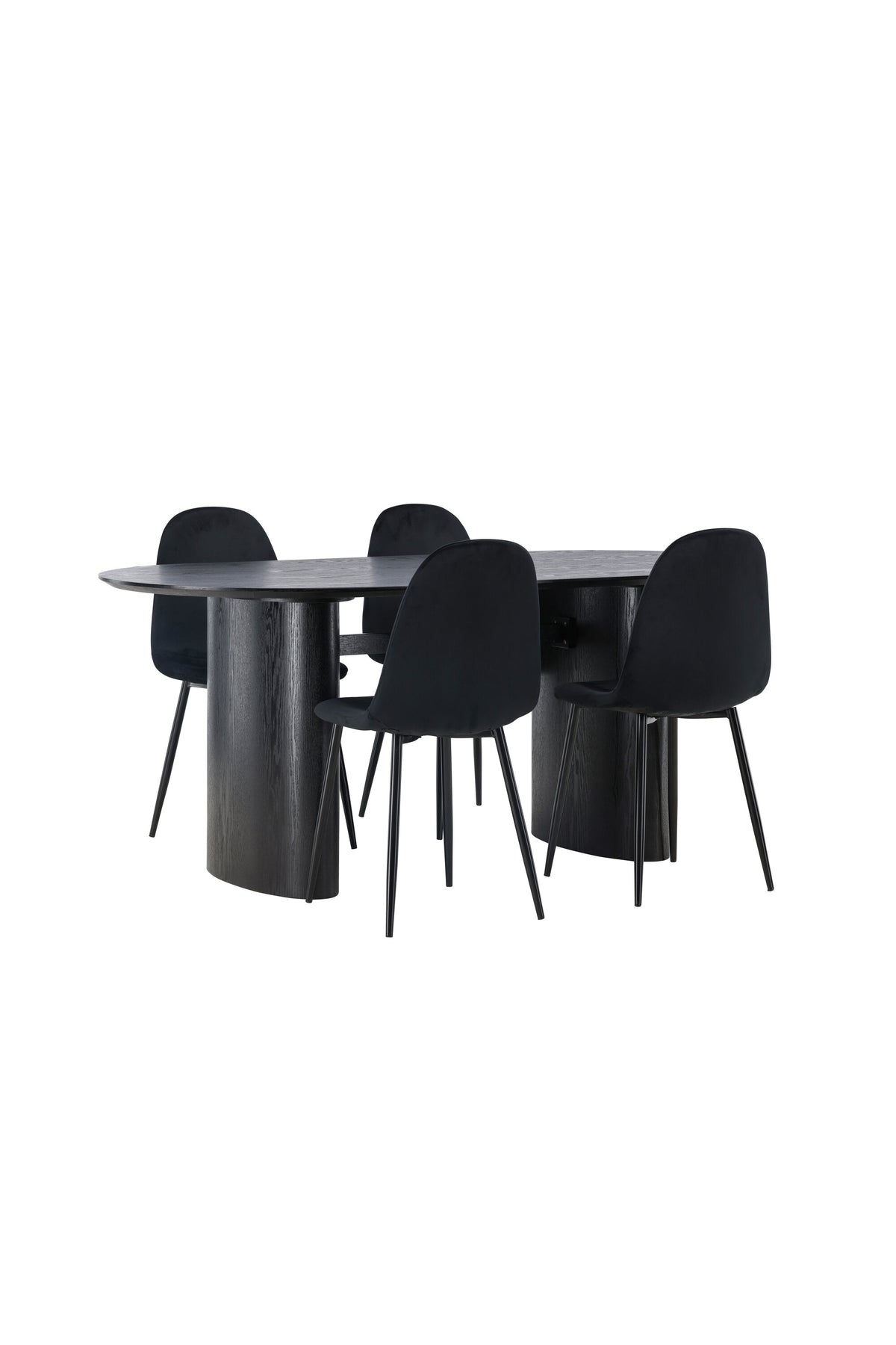 Isolde Matbord med Polar Stolarna – Bord: 75x180x90 Stol: 53,3x88x44