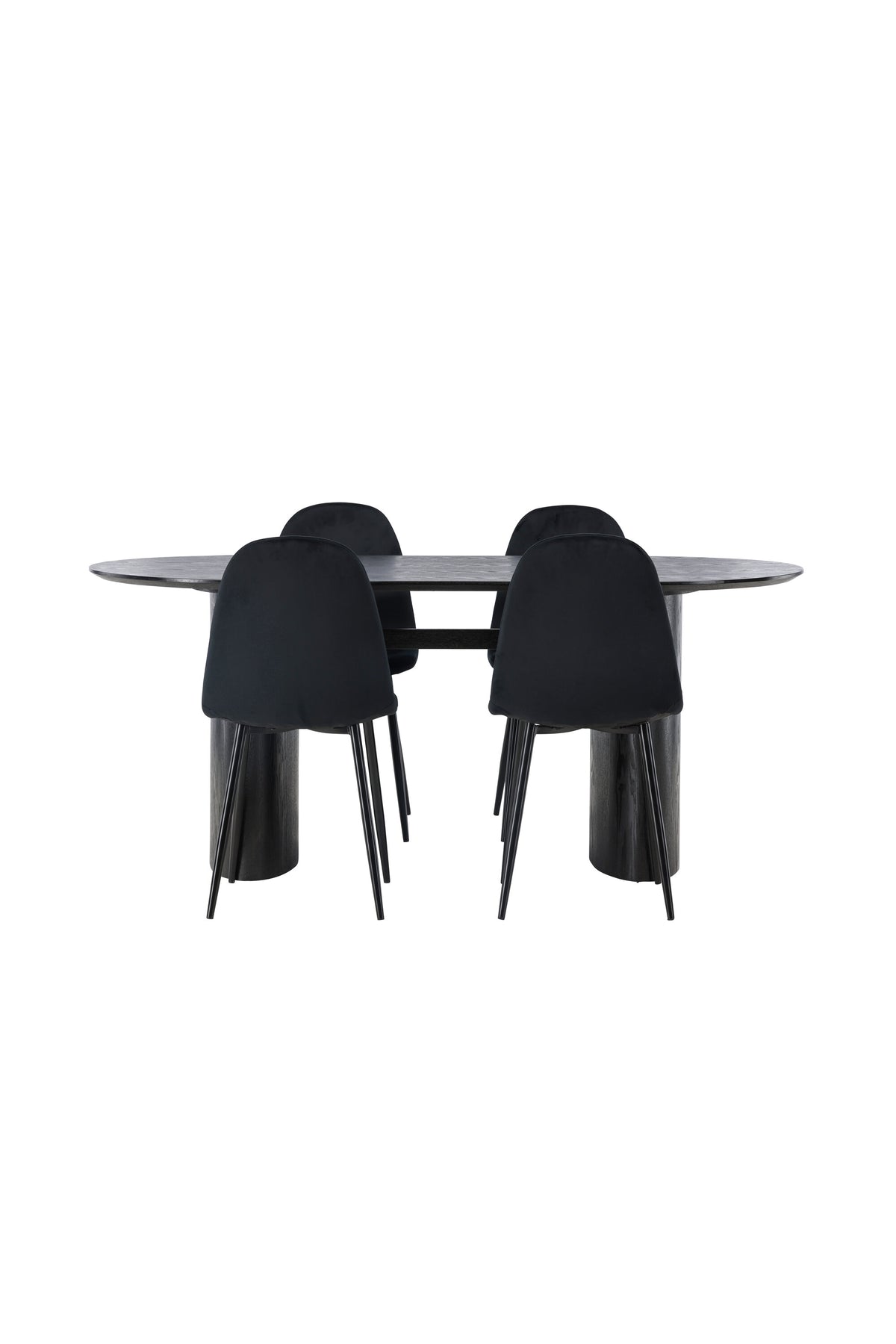 Isolde Matbord med Polar Stolarna – Bord: 75x180x90 Stol: 53,3x88x44