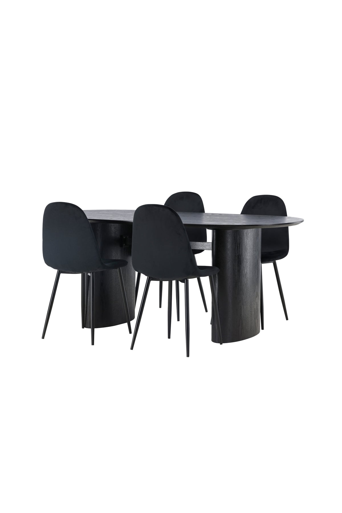 Isolde Matbord med Polar Stolarna – Bord: 75x180x90 Stol: 53,3x88x44
