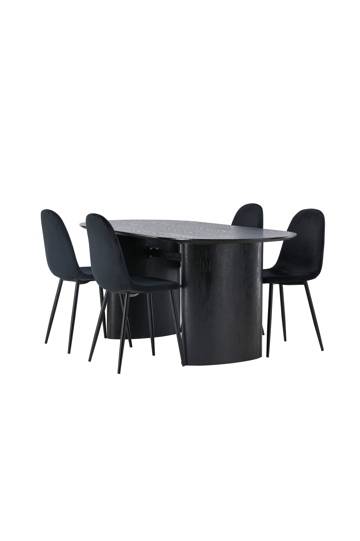 Isolde Matbord med Polar Stolarna – Bord: 75x180x90 Stol: 53,3x88x44