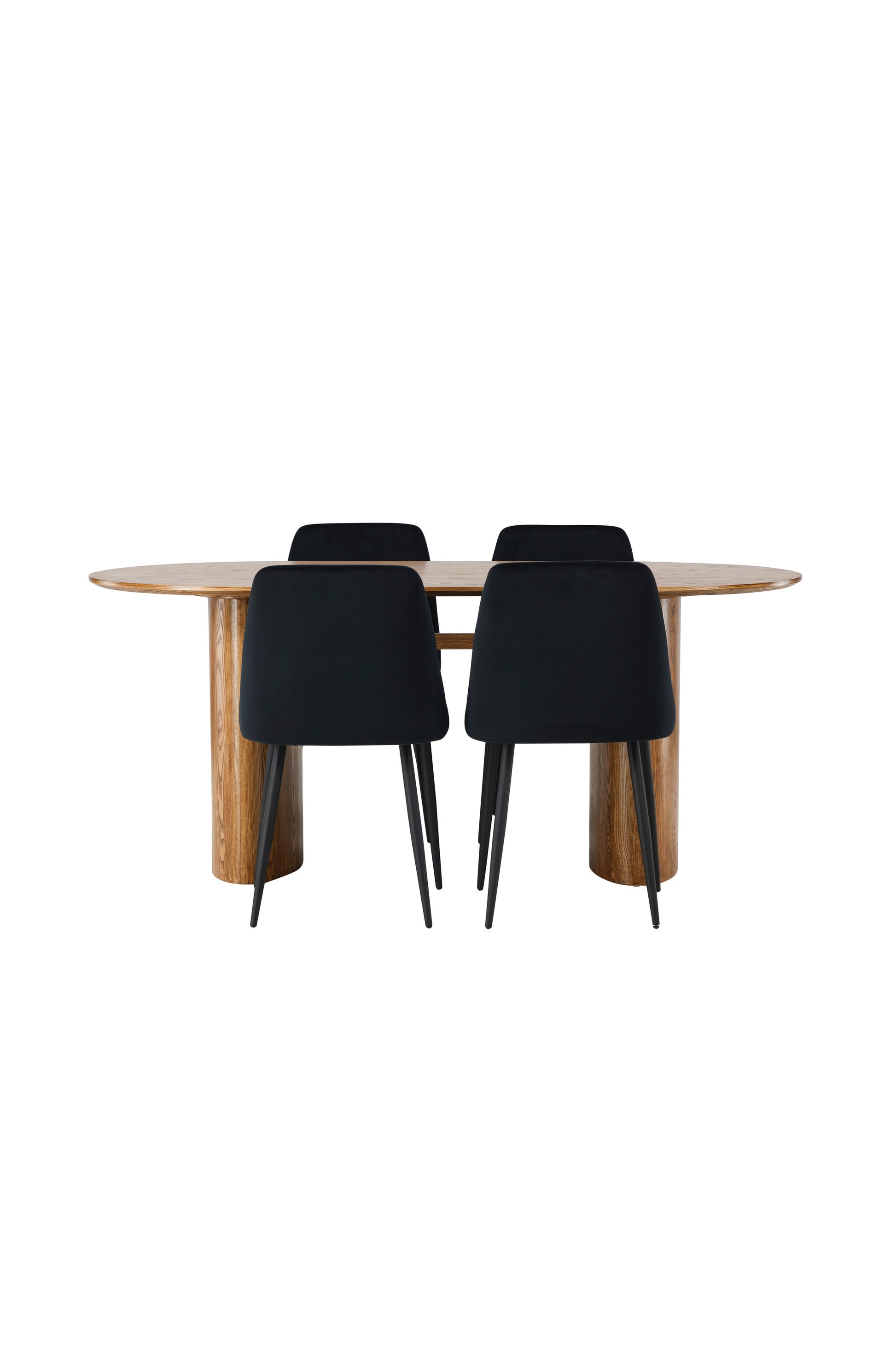 Isolde Matbord med Night Stolarna – Bord: 75x180x90 Stol: 56x87x49