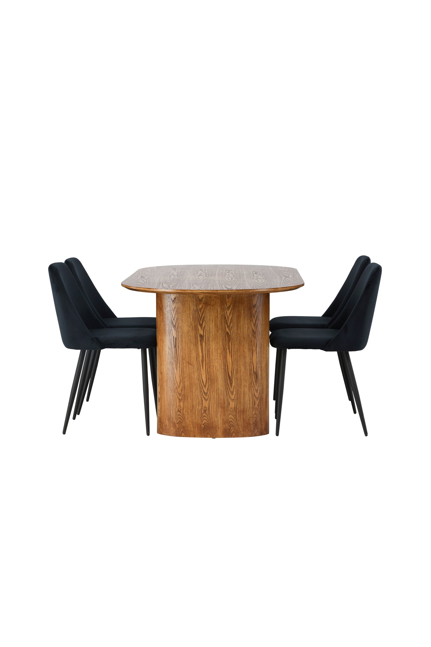 Isolde Matbord med Night Stolarna – Bord: 75x180x90 Stol: 56x87x49
