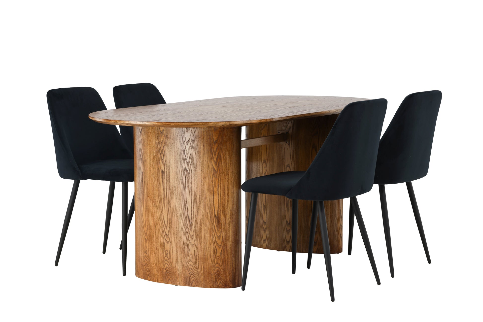 Isolde Matbord med Night Stolarna – Bord: 75x180x90 Stol: 56x87x49