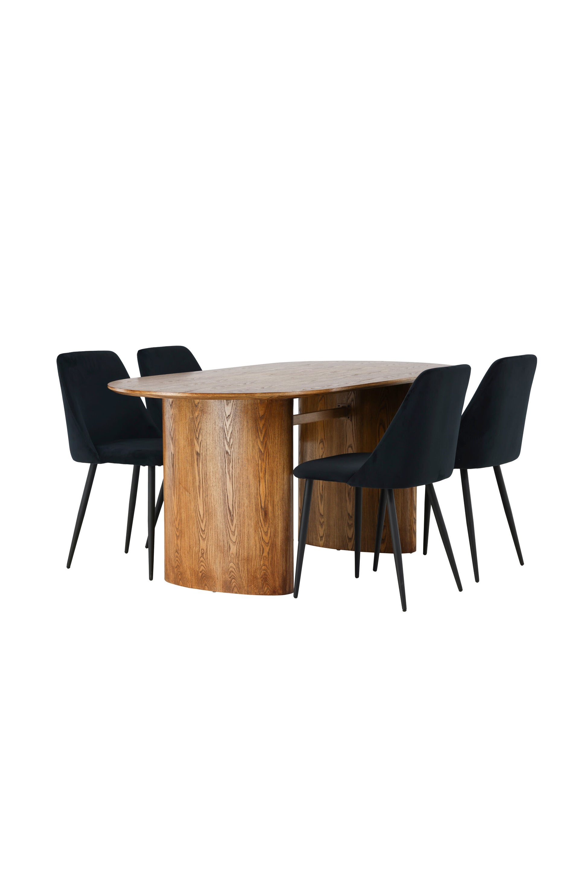 Isolde Matbord med Night Stolarna – Bord: 75x180x90 Stol: 56x87x49