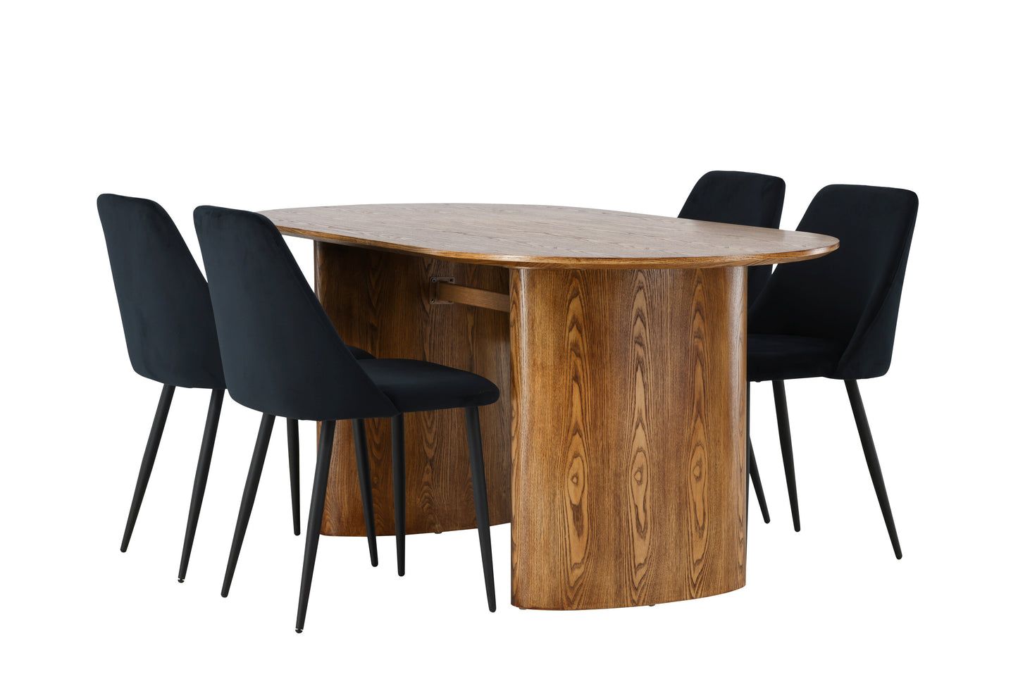 Isolde Matbord med Night Stolarna – Bord: 75x180x90 Stol: 56x87x49