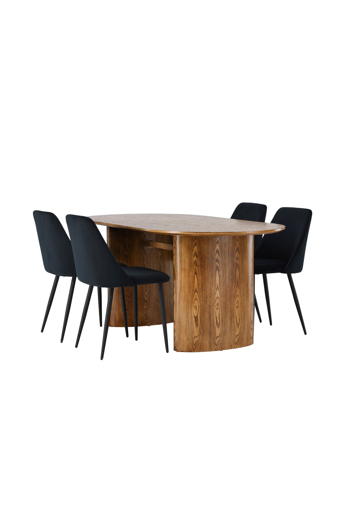 Isolde Matbord med Night Stolarna – Bord: 75x180x90 Stol: 56x87x49