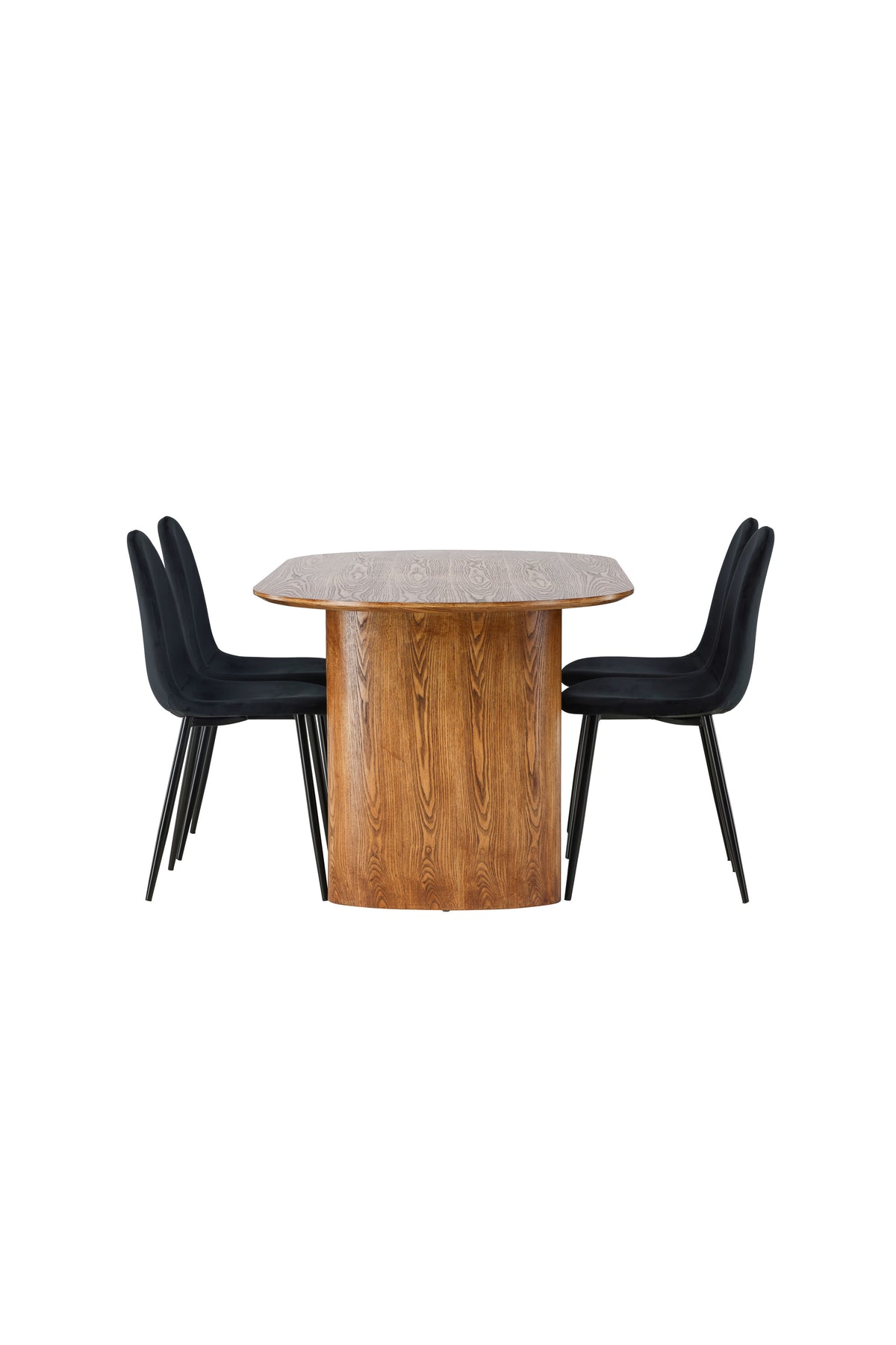 Isolde Matbord med Polar Stolarna – Bord: 75x180x90 Stol: 53,3x88x44
