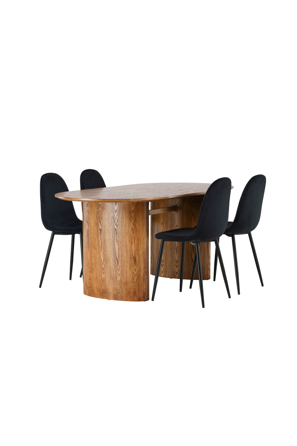 Isolde Matbord med Polar Stolarna – Bord: 75x180x90 Stol: 53,3x88x44