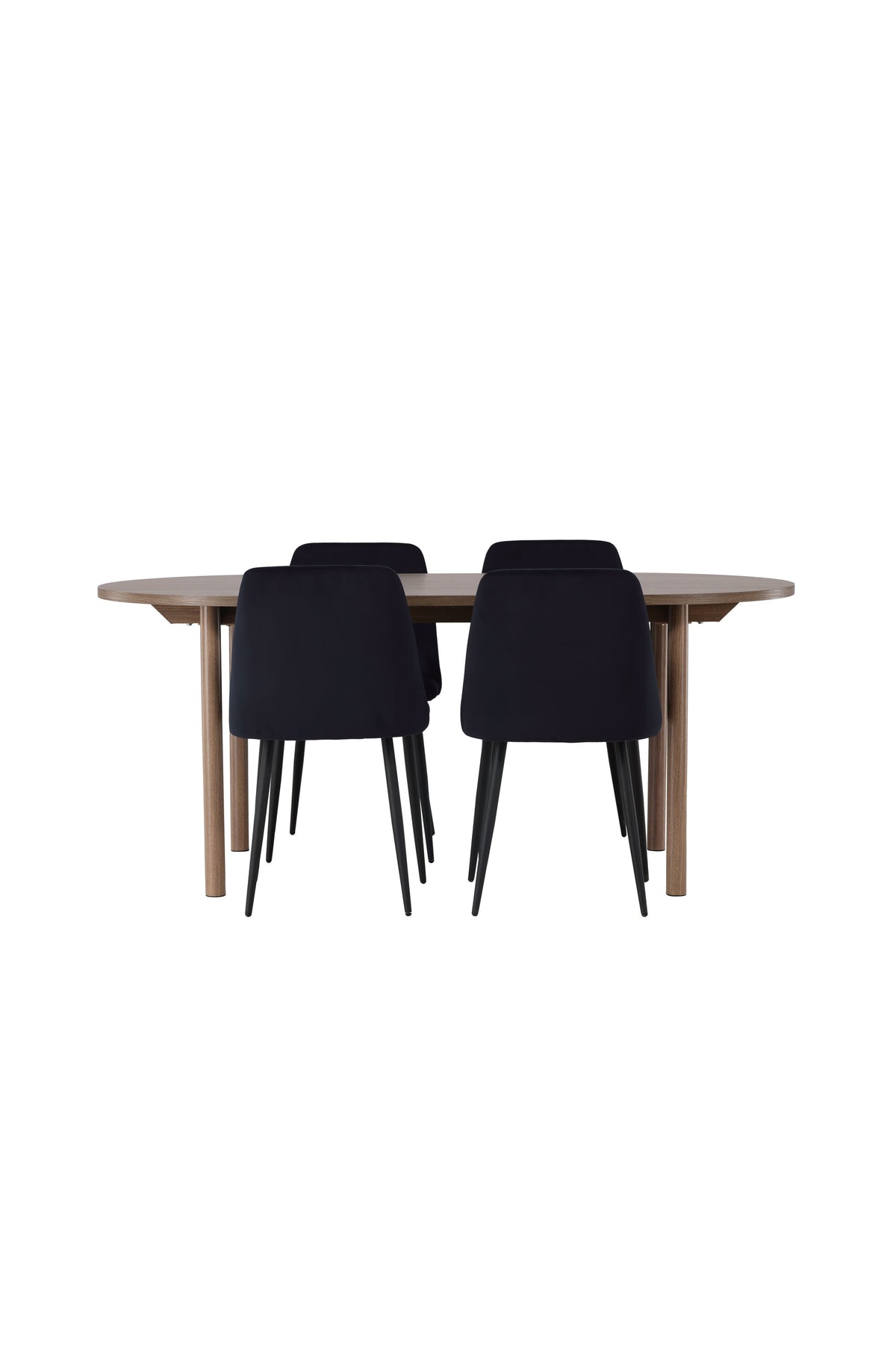 Andy Matbord med Night Stolarna – Bord: 75x180x90 Stol: 56x87x49