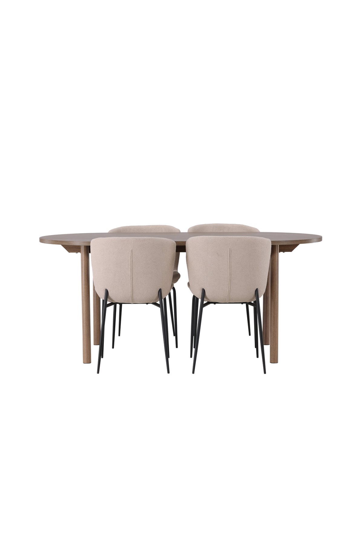 Andy Matbord med Modesto Stolarna – Bord: 75x180x90 Stol: 54x79,5x48