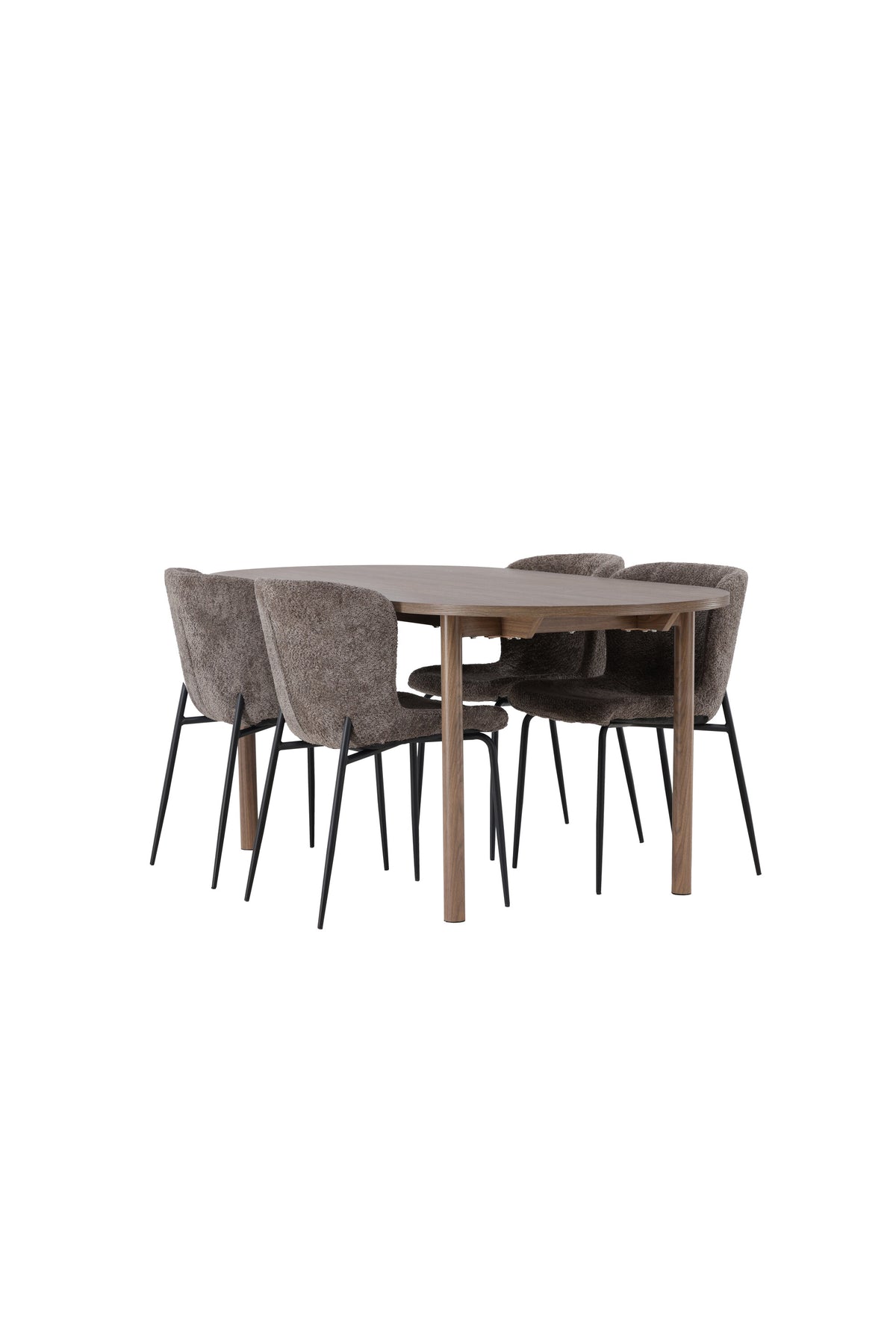 Andy Matbord med Modesto Stolarna – Bord: 75x180x90 Stol: 54x79,5x48