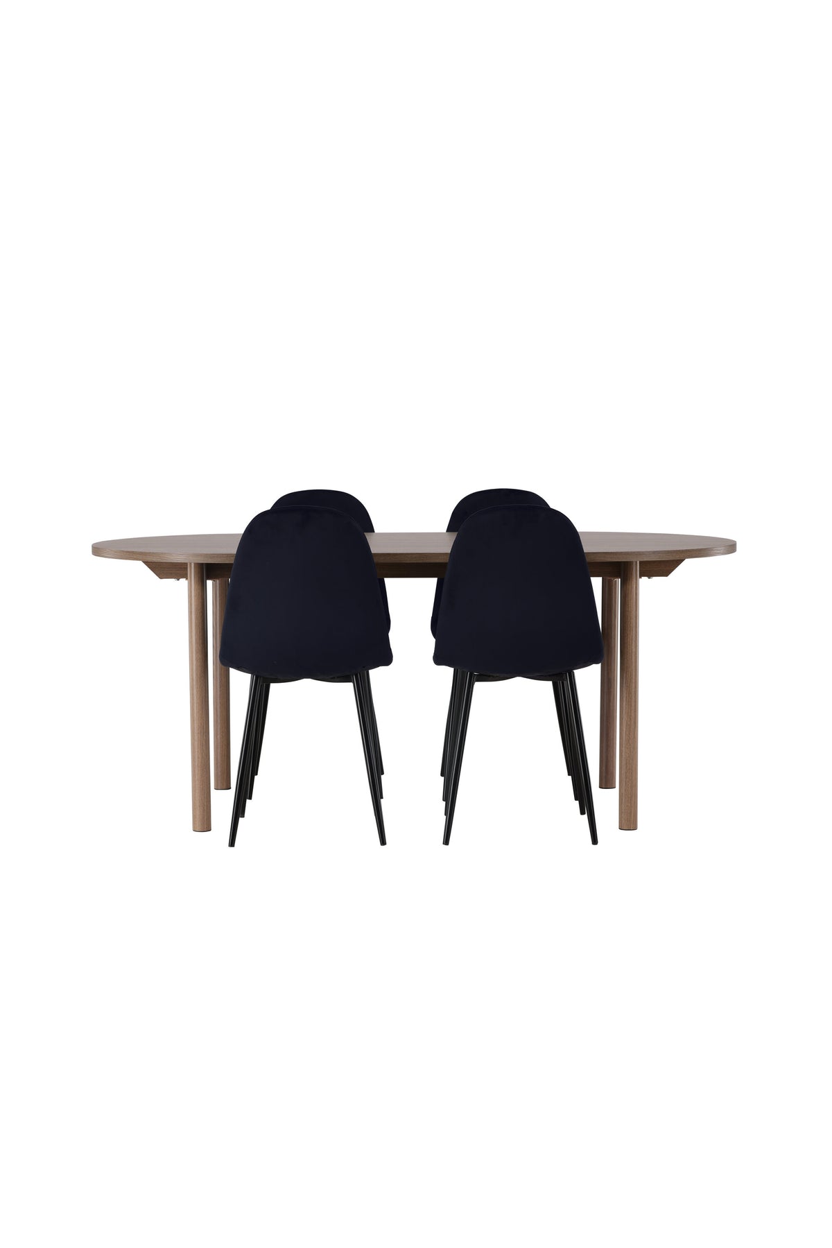 Andy Matbord med Polar Stolarna – Bord: 75x180x90 Stol: 53,3x88x44
