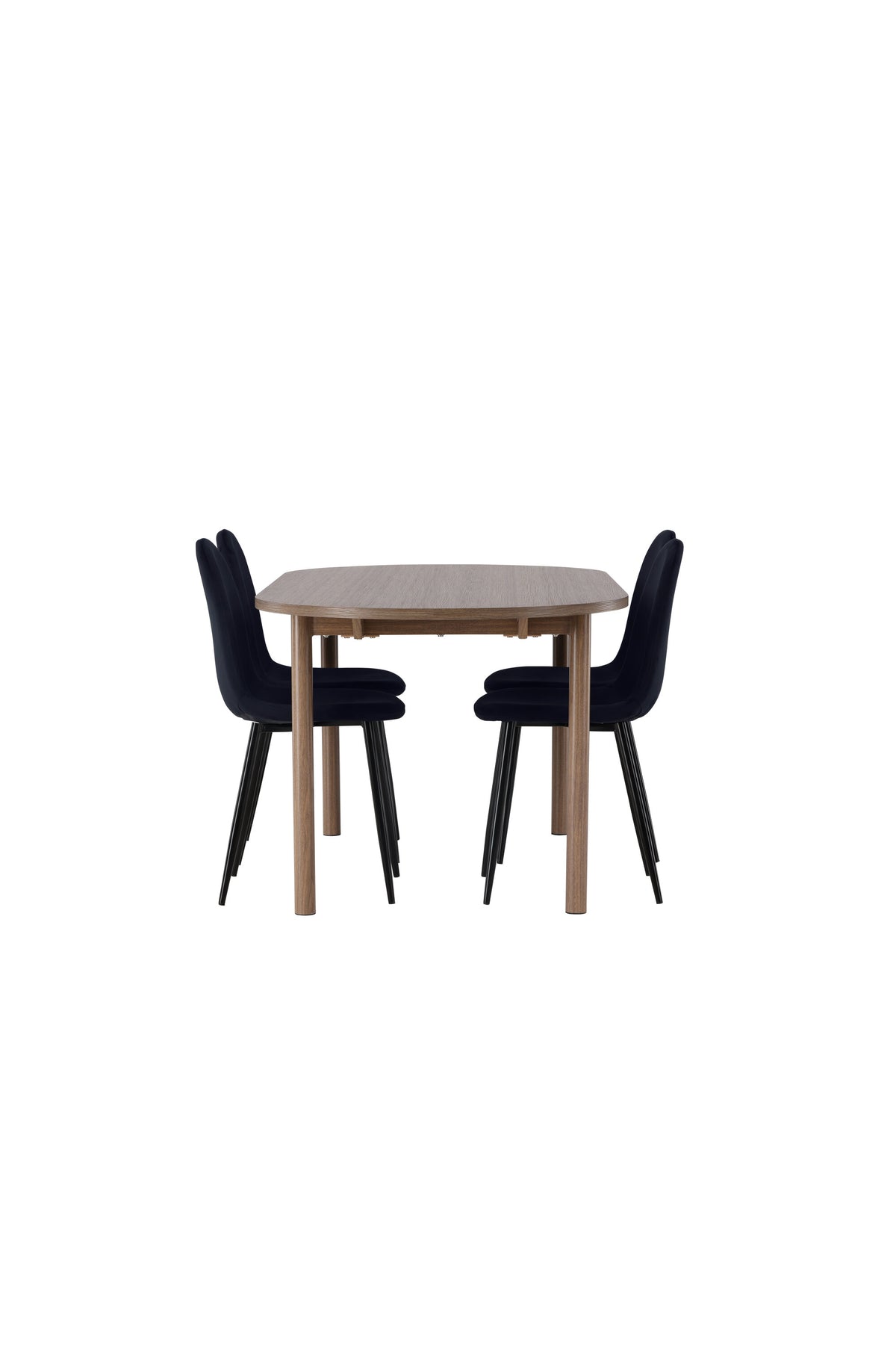 Andy Matbord med Polar Stolarna – Bord: 75x180x90 Stol: 53,3x88x44