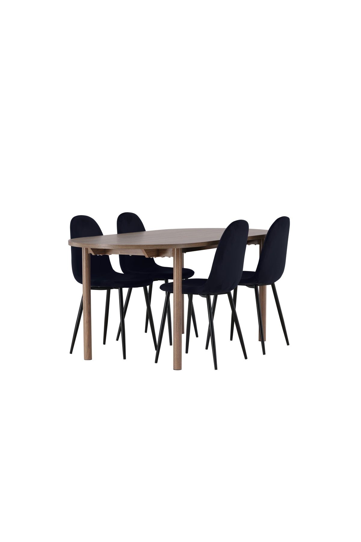 Andy Matbord med Polar Stolarna – Bord: 75x180x90 Stol: 53,3x88x44