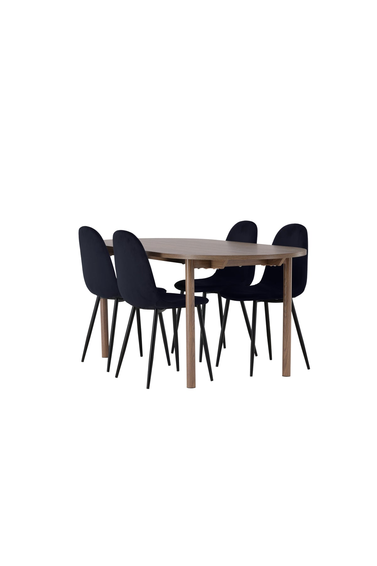 Andy Matbord med Polar Stolarna – Bord: 75x180x90 Stol: 53,3x88x44