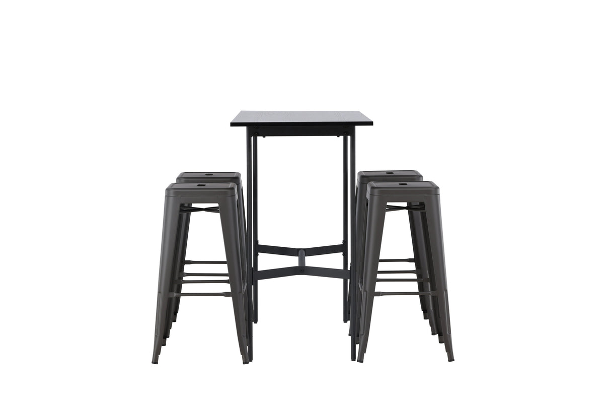 Rax Matbord med Tempe Stolarna – Bord: 105x120x60 Stol: 43x76x43