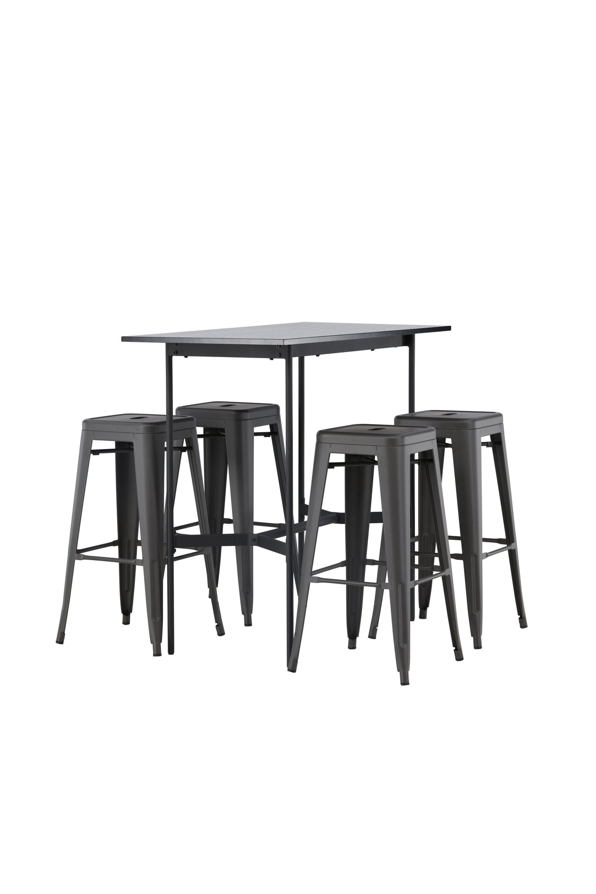 Rax Matbord med Tempe Stolarna – Bord: 105x120x60 Stol: 43x76x43
