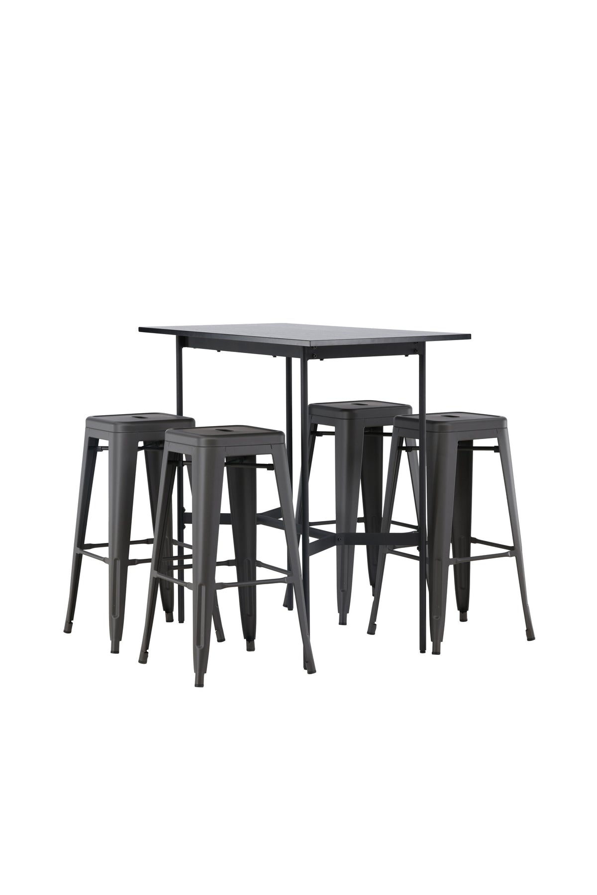 Rax Matbord med Tempe Stolarna – Bord: 105x120x60 Stol: 43x76x43