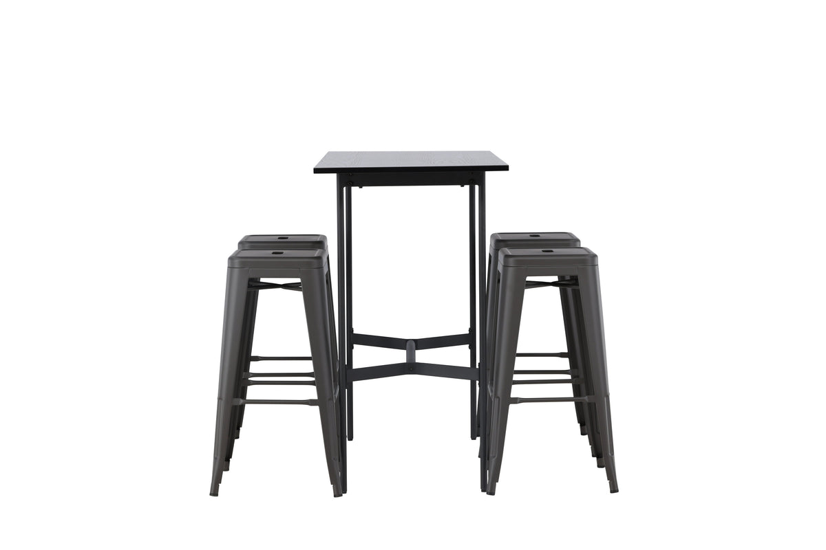 Rax Matbord med Tempe Stolarna – Bord: 105x120x60 Stol: 43x76x43