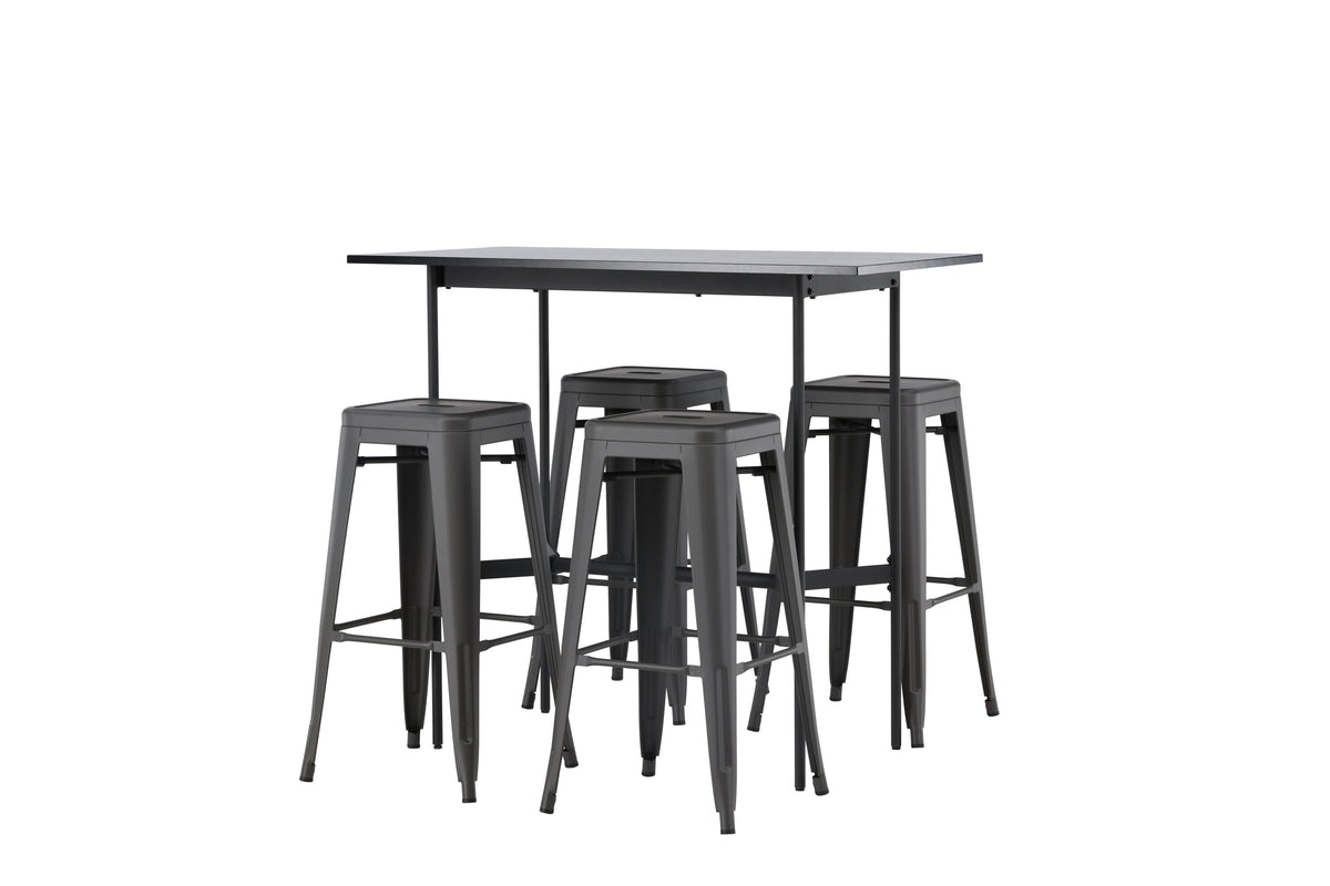 Rax Matbord med Tempe Stolarna – Bord: 105x120x60 Stol: 43x76x43