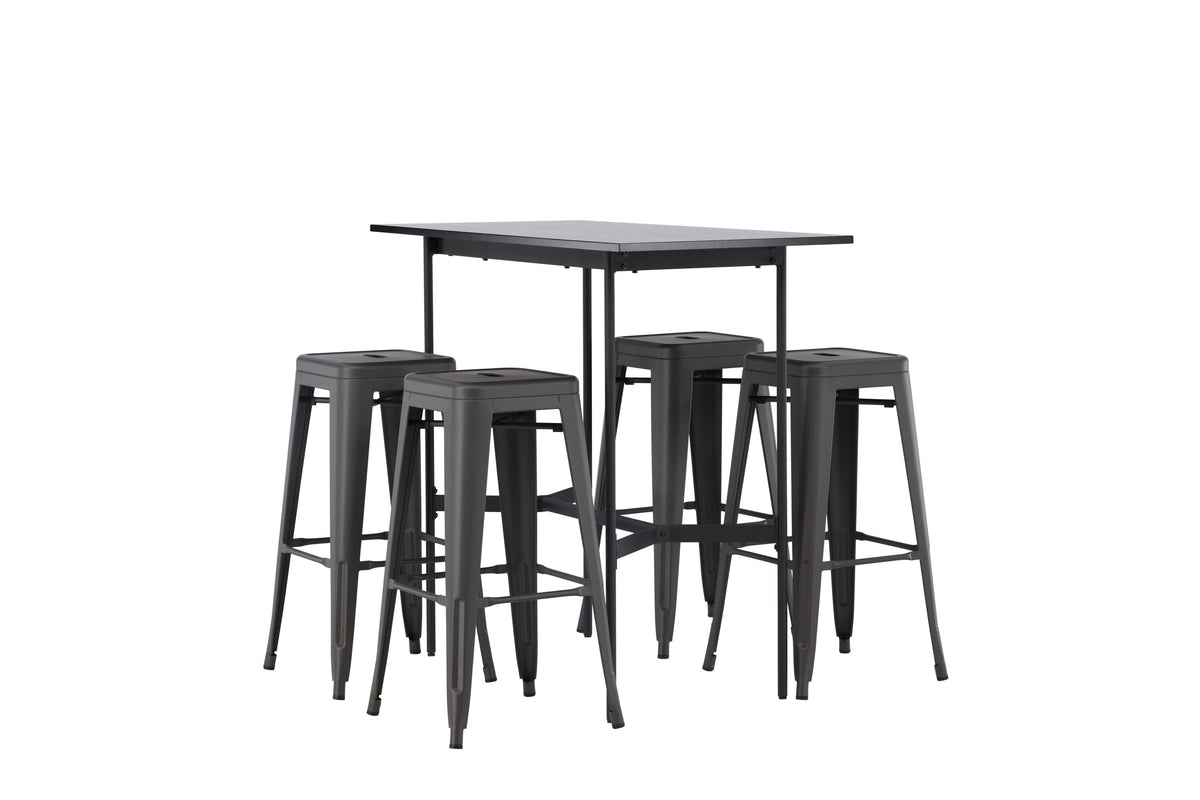 Rax Matbord med Tempe Stolarna – Bord: 105x120x60 Stol: 43x76x43