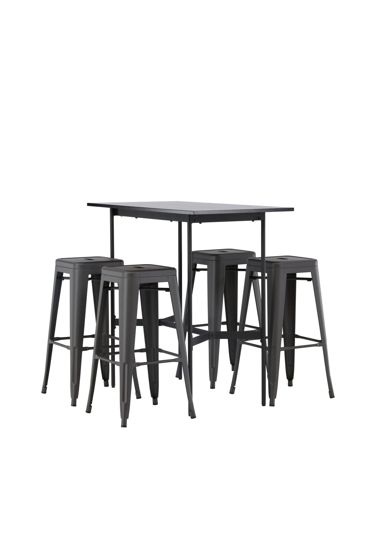 Rax Matbord med Tempe Stolarna – Bord: 105x120x60 Stol: 43x76x43