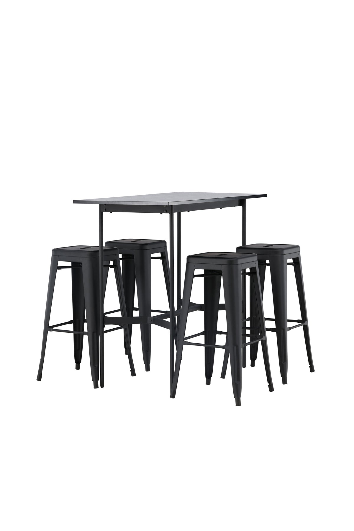 Rax Matbord med Tempe Stolarna – Bord: 105x120x60 Stol: 43x76x43