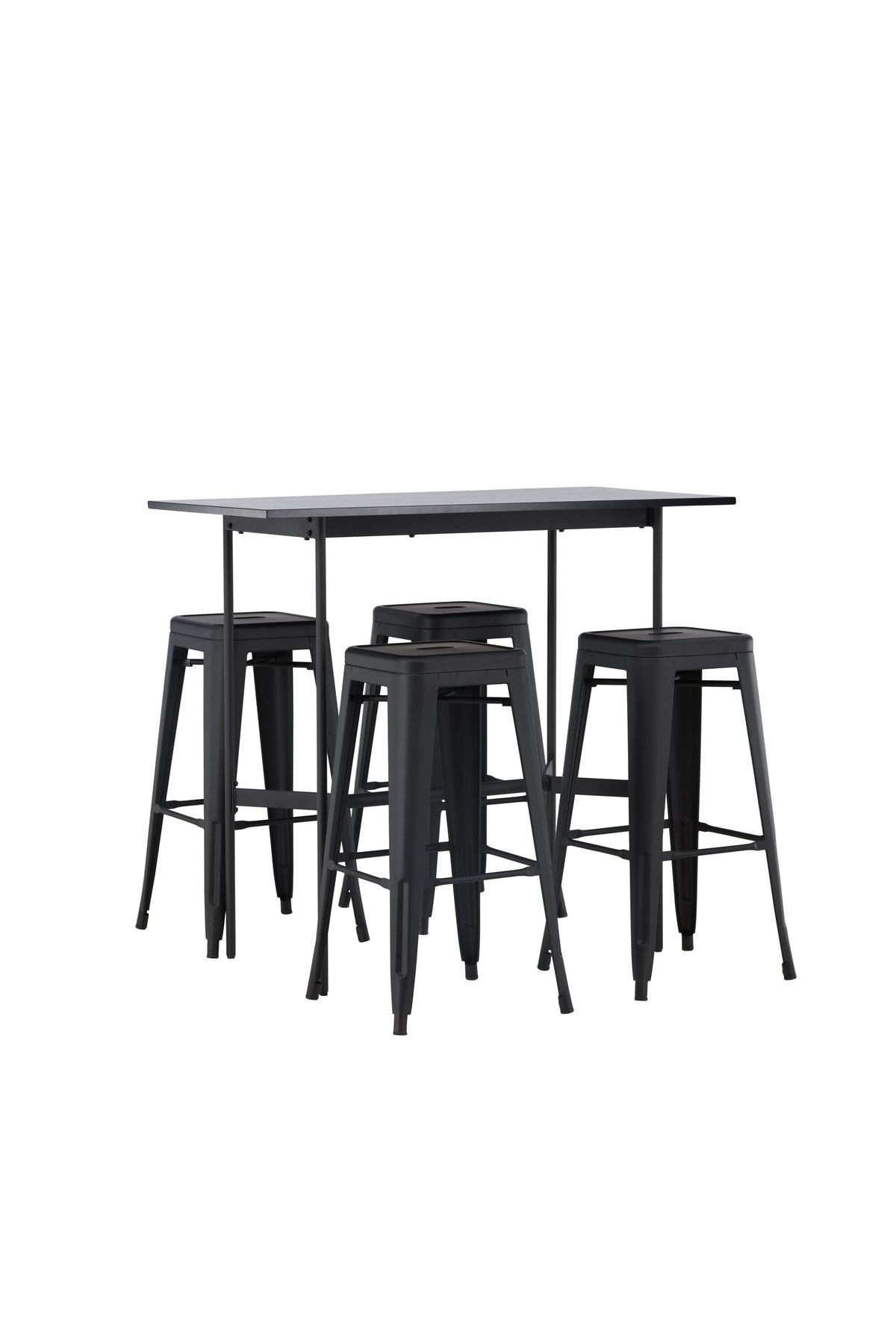Rax Matbord med Tempe Stolarna – Bord: 105x120x60 Stol: 43x76x43