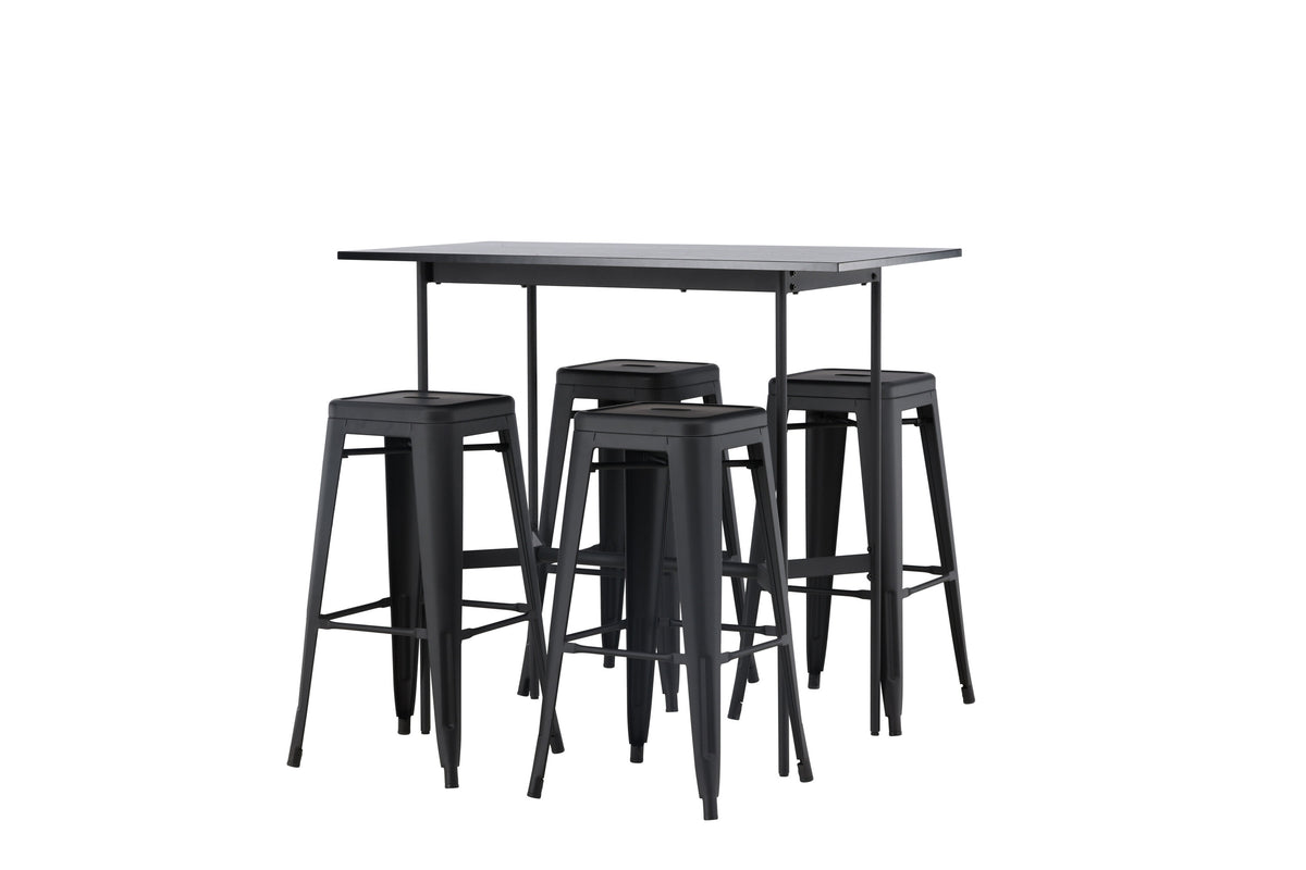 Rax Matbord med Tempe Stolarna – Bord: 105x120x60 Stol: 43x76x43