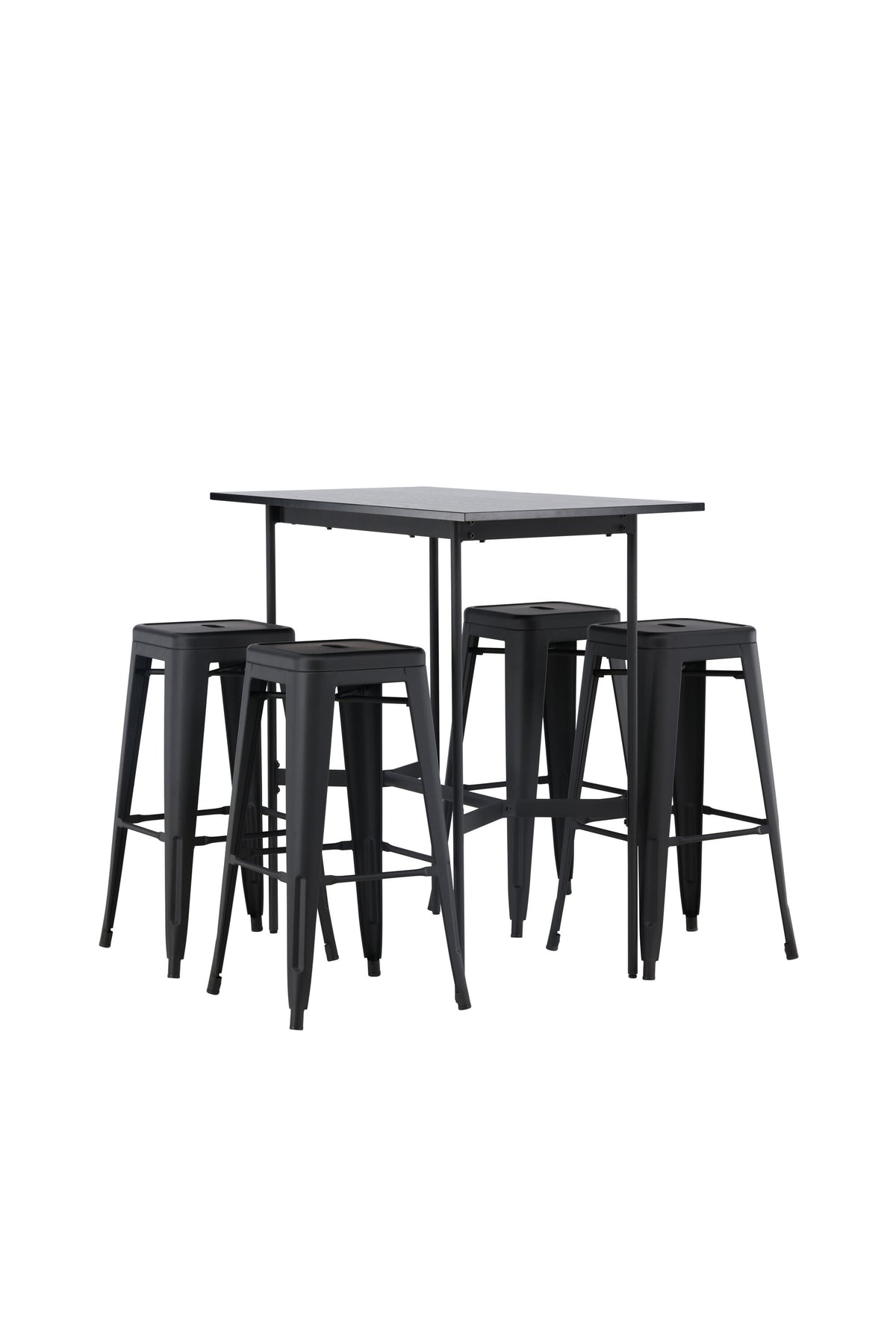 Rax Matbord med Tempe Stolarna – Bord: 105x120x60 Stol: 43x76x43