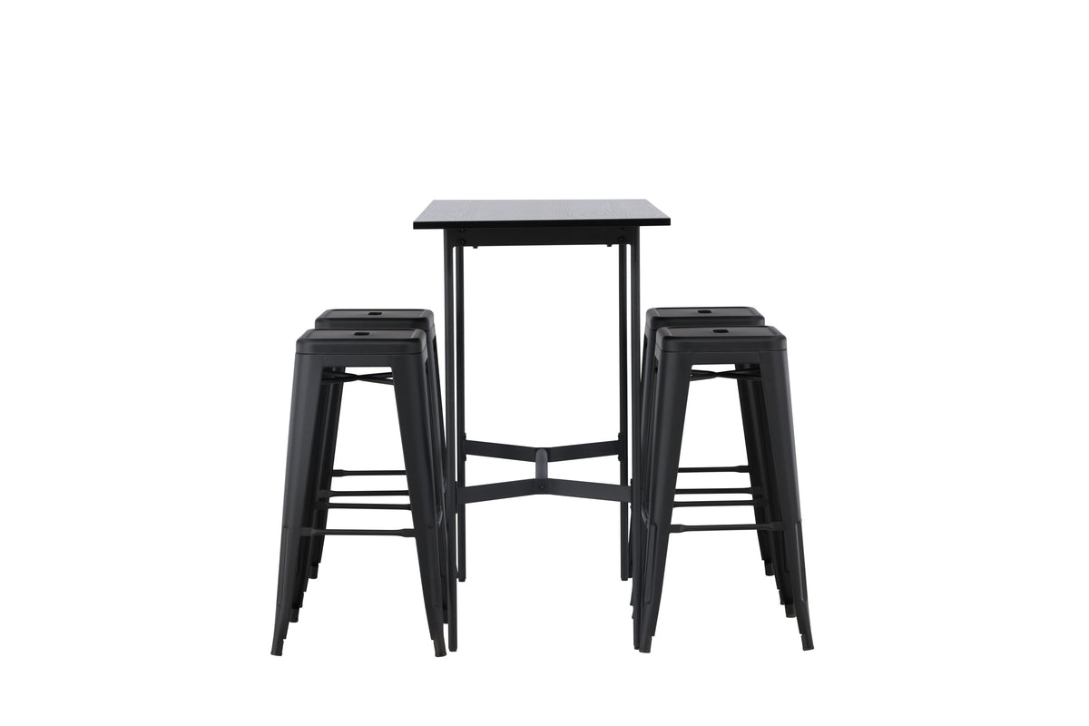 Rax Matbord med Tempe Stolarna – Bord: 105x120x60 Stol: 43x76x43