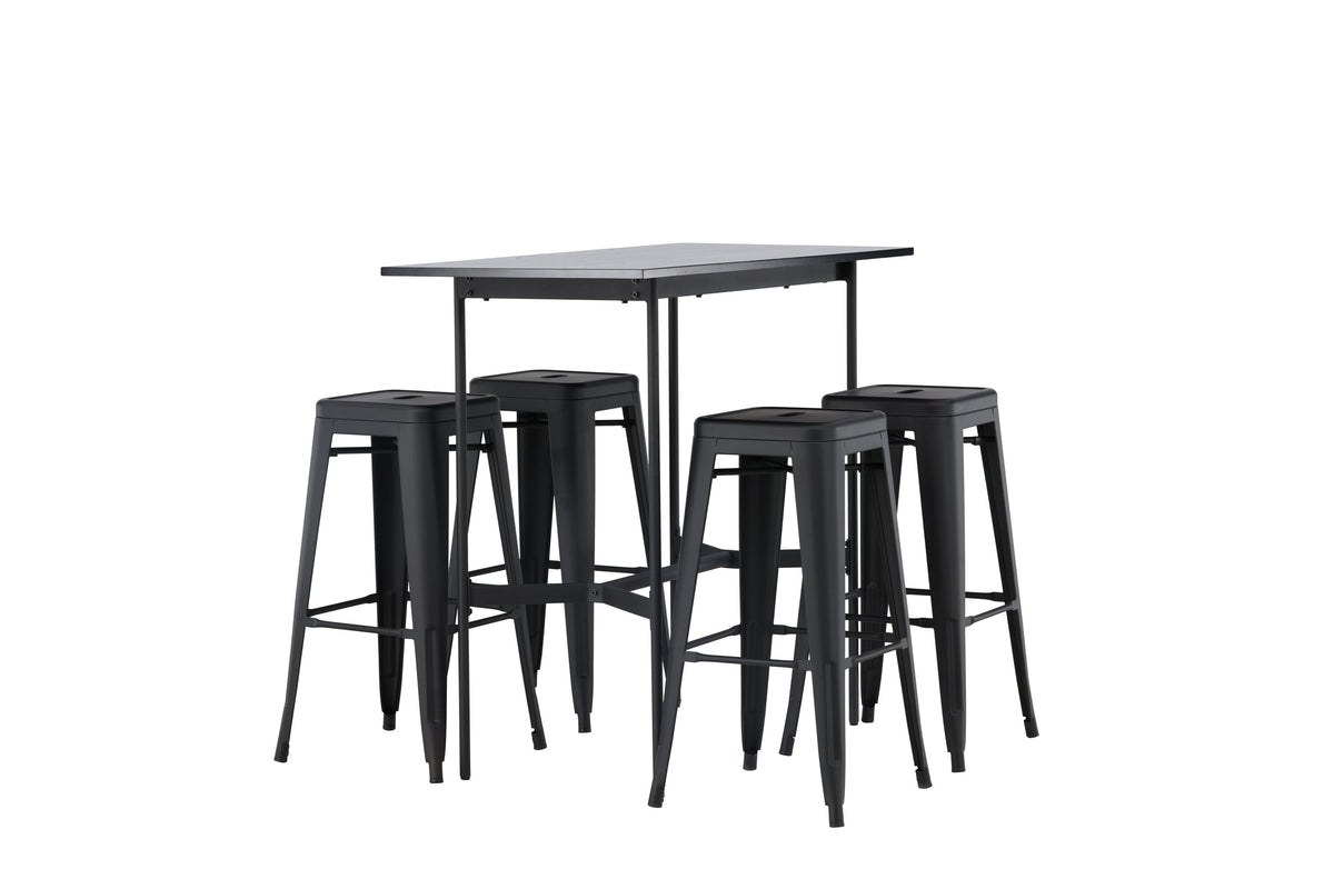 Rax Matbord med Tempe Stolarna – Bord: 105x120x60 Stol: 43x76x43