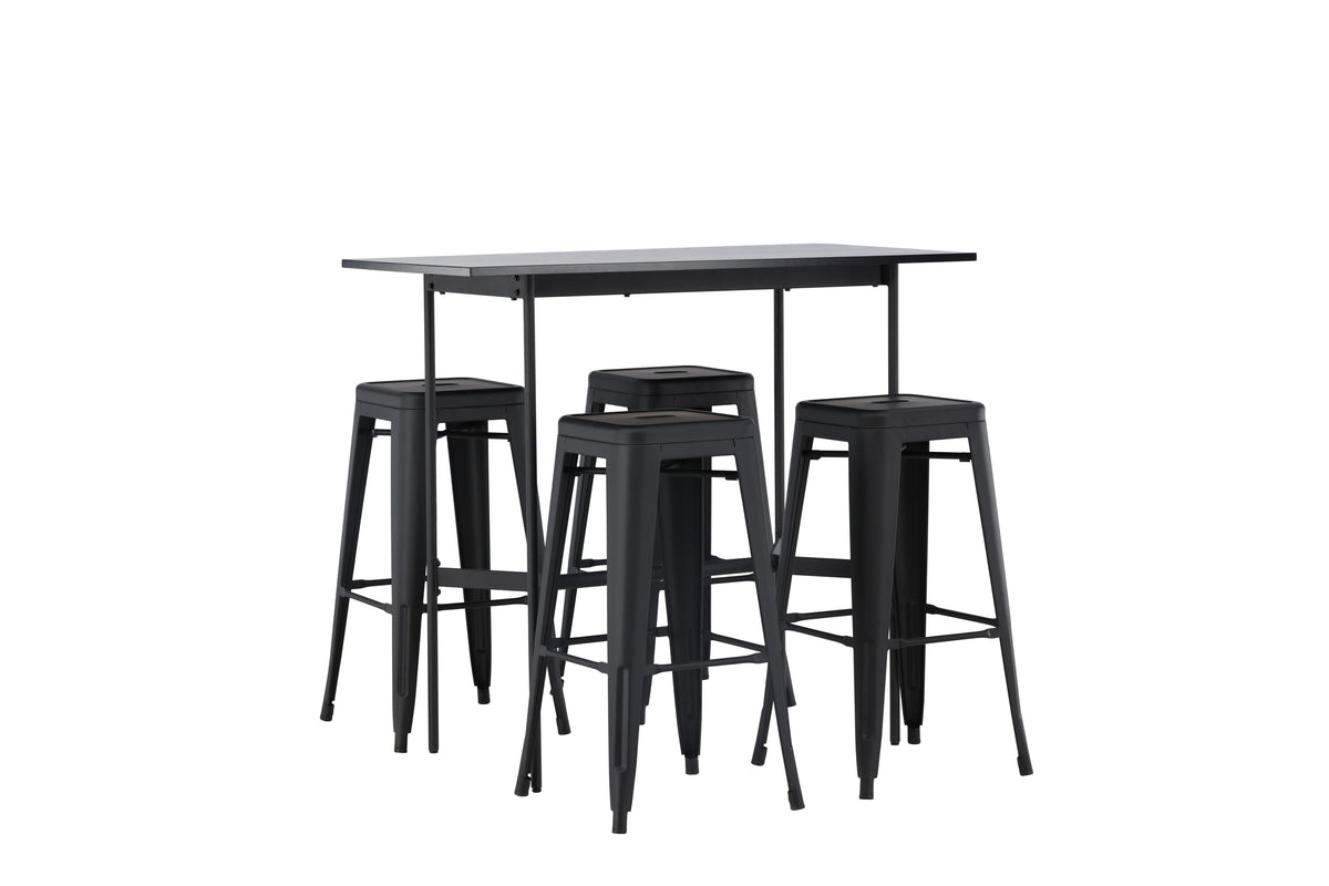 Rax Matbord med Tempe Stolarna – Bord: 105x120x60 Stol: 43x76x43